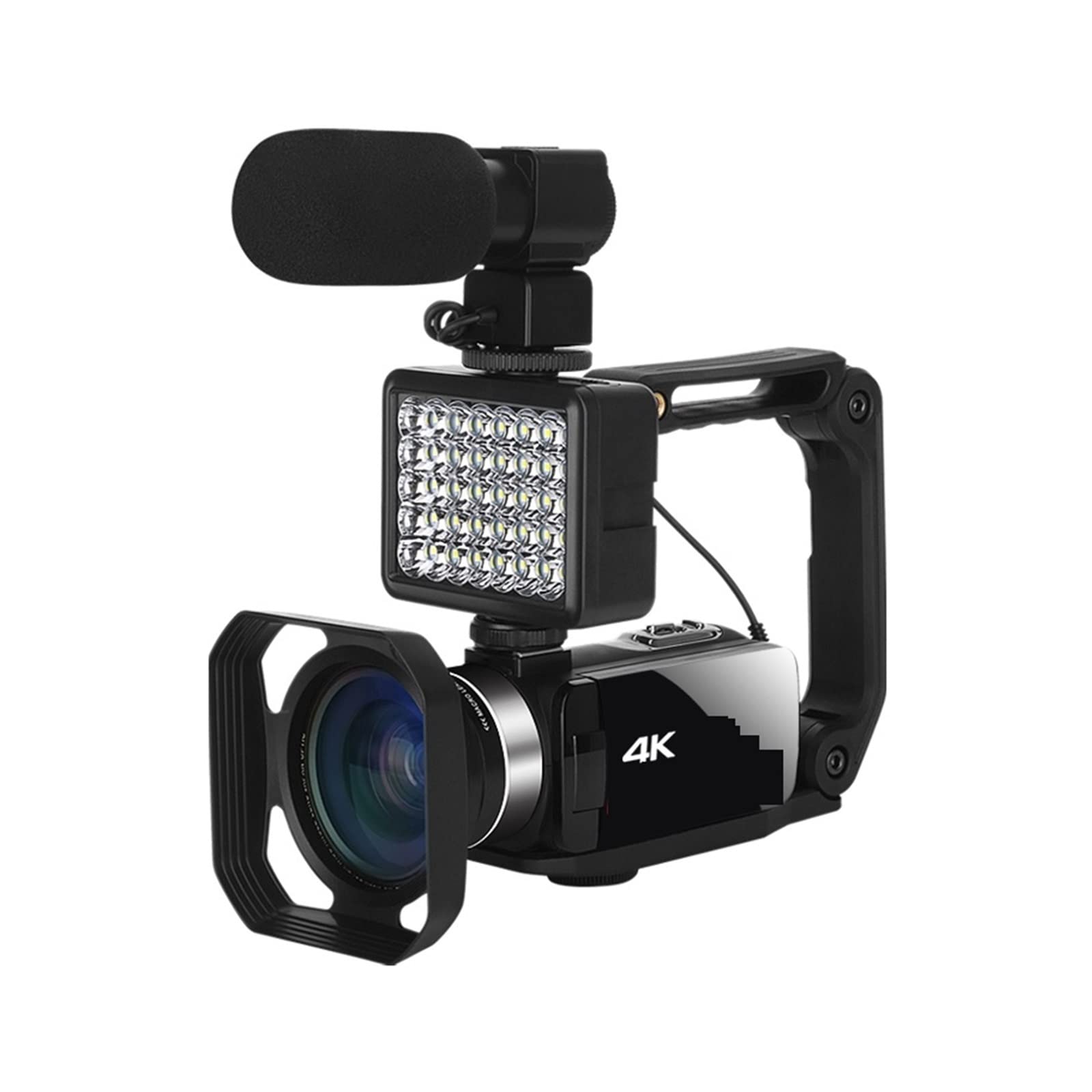 BODORME 4K UHD Digital Camera with 18X Zoom & 48MP - Professional Vlogging Camcorder, Webcam, Time Lapse Video Recorder with Built-in Mic (No SD Card Included) - Perfect for YouTube, Live Streaming & Travel Videography