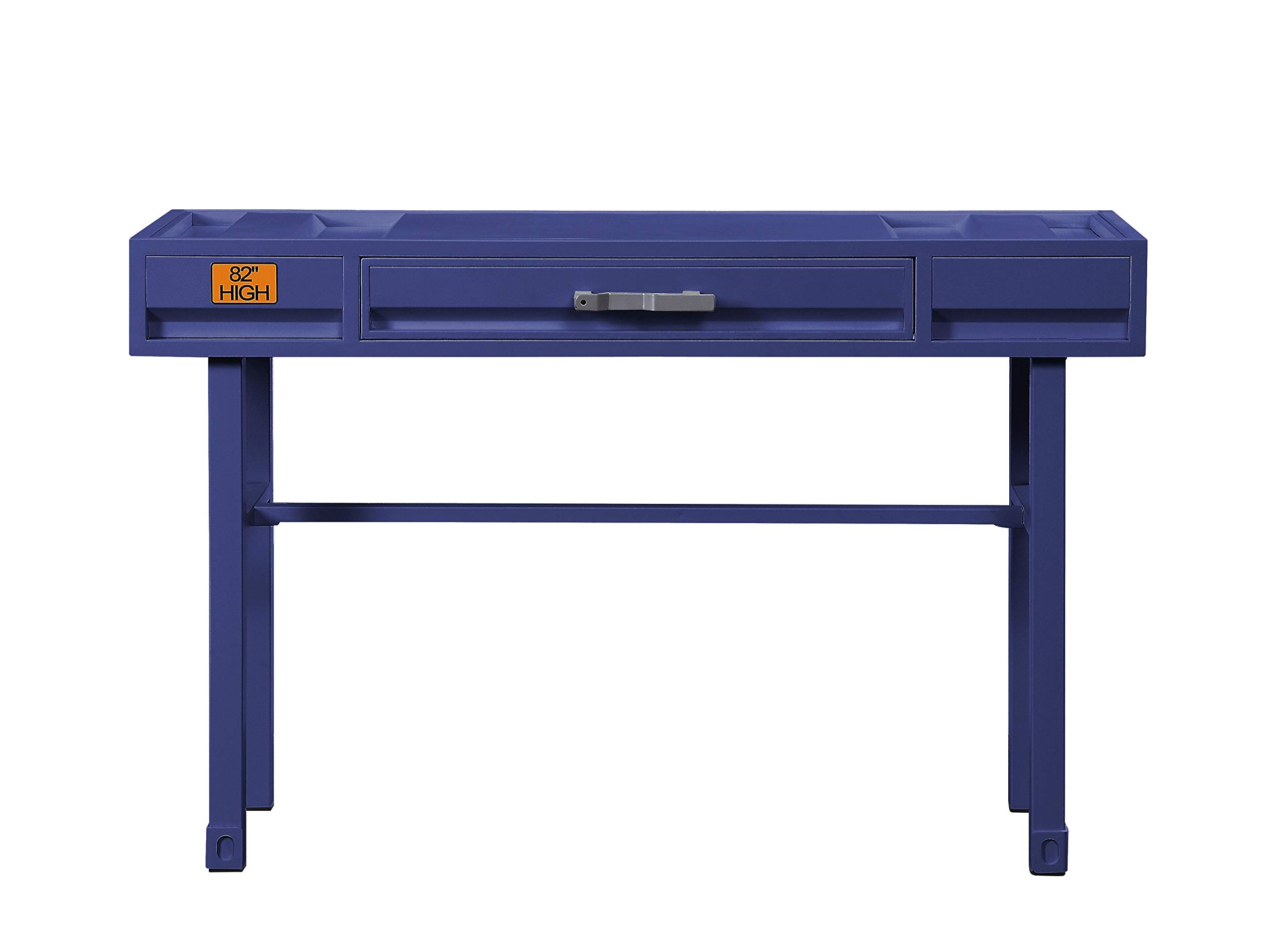 Blue Acme Cargo Vanity Desk for Home Office & Makeup