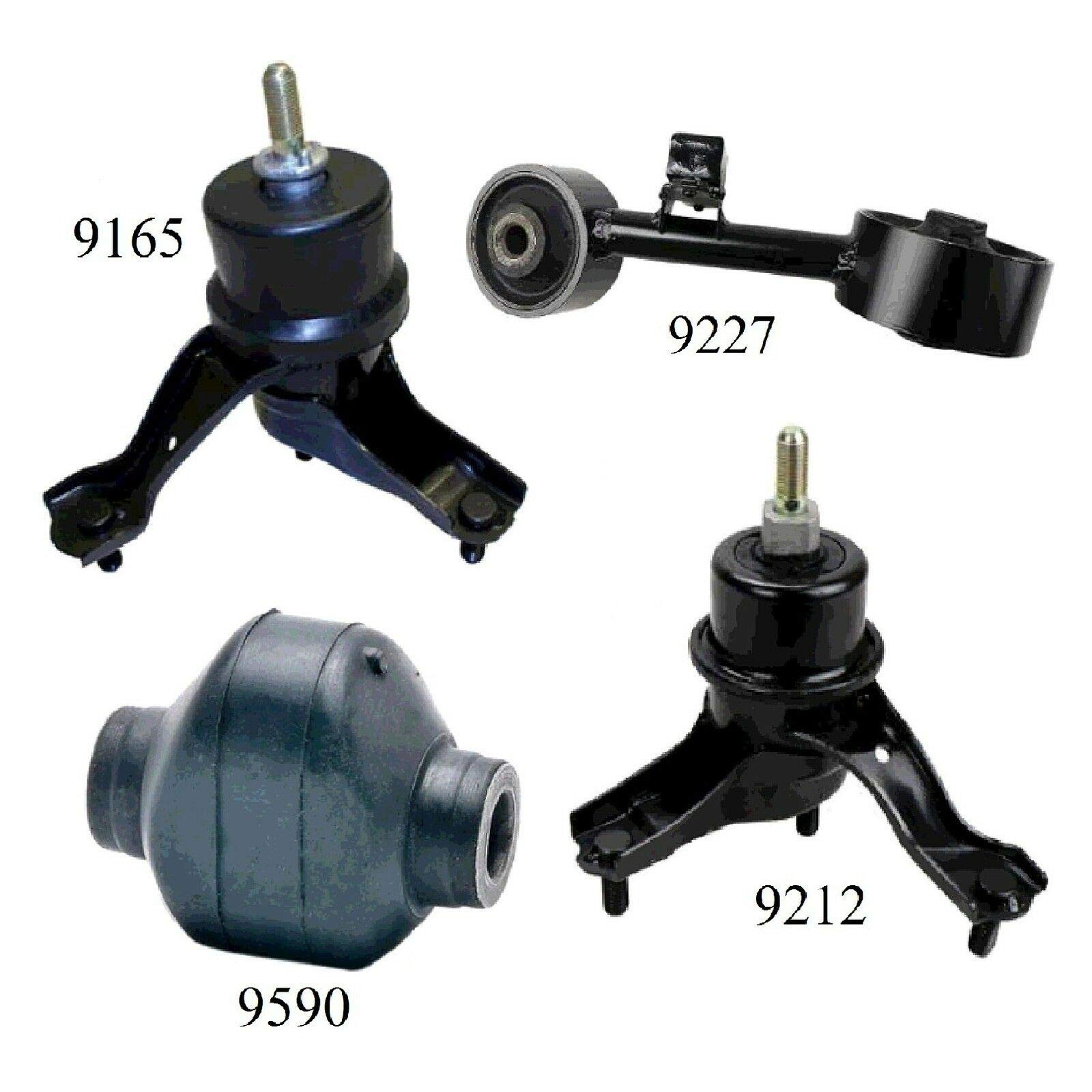 8USAUTO 4 PCS Motor & Trans Mount Kit for 2004-2006 Lexus RX330 V6 3.3L - Durable Engine & Transmission Mounts for Smooth Ride & Reduced Vibration - Perfect for Off-Roading, Daily Commute & Performance Upgrades
