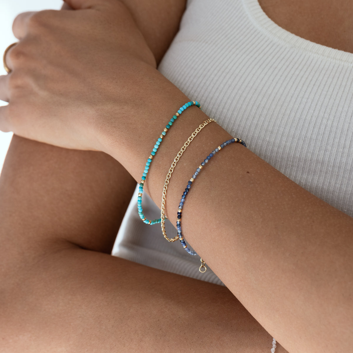 Stackable Beaded Bracelets for Women - Handmade Adjustable Boho Beaded Jewelry Set - Perfect for Layering, Gifts, and Everyday Wear