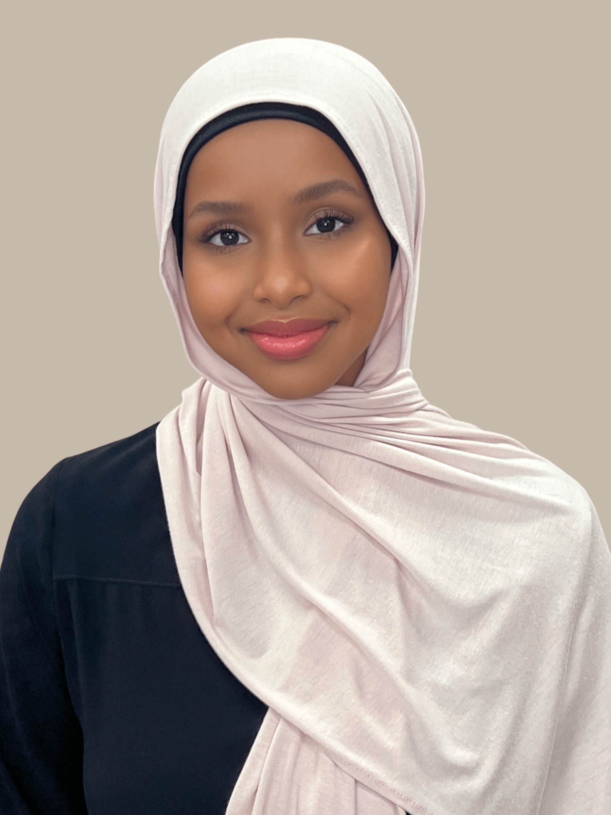 Classic Jersey Hijab Almond - Soft & Breathable Muslim Headscarf for Women - Perfect for Daily Wear, Prayer, and Modest Fashion