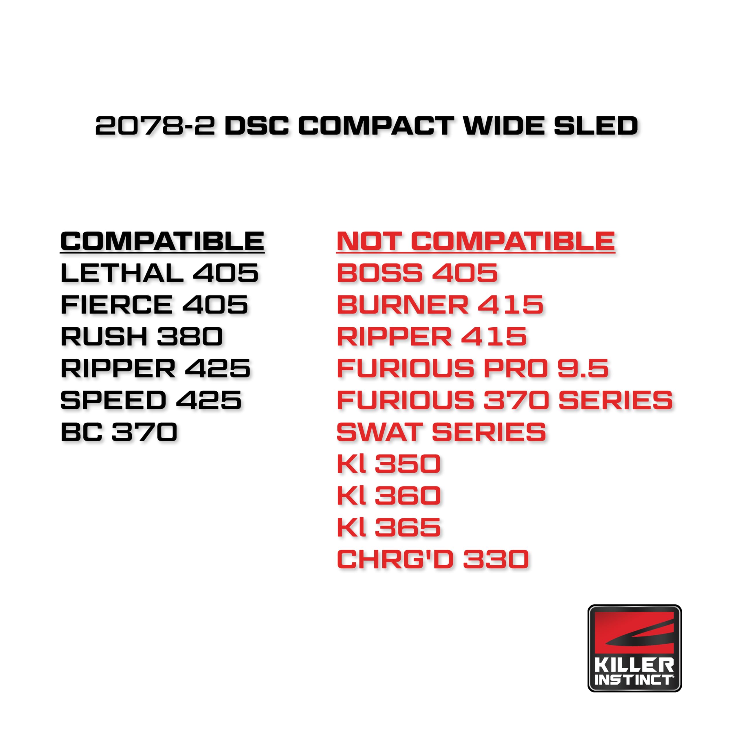 Killer Instinct Compact Dead Silent Crank Wide Sled - Compatible with Killer Instinct Crossbows | Silent & Smooth Crossbow Cocking for Hunting & Target Practice