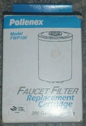Pollenex POL-FWP100 Multi-Stage Faucet Water Filter Cartridge - Removes Impurities & Improves Taste | Perfect for Kitchen Sink, RV, and Outdoor Use