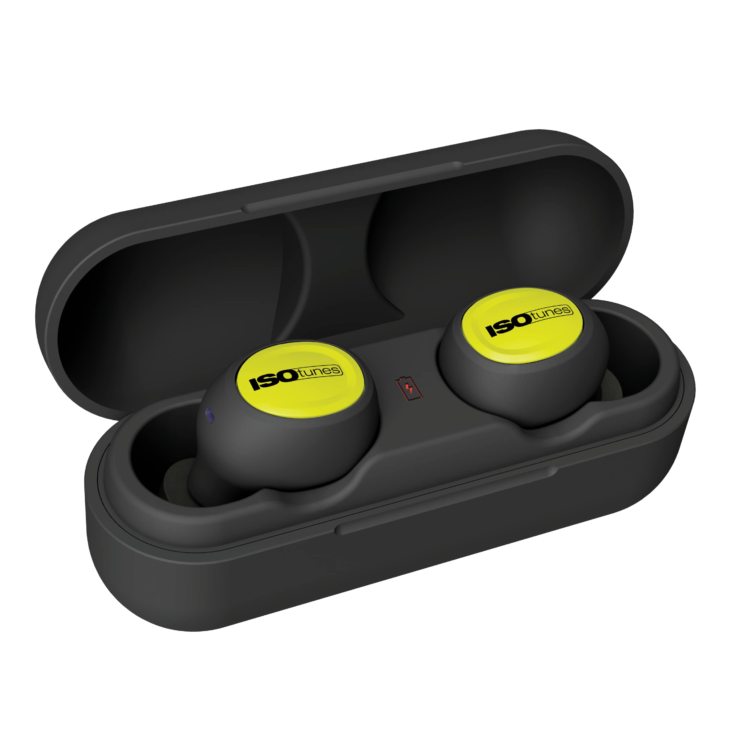 ISOtunes Free 2.0 True Wireless Bluetooth Hearing Protection Earbuds - 25dB NRR Noise Cancelling, OSHA Compliant, 79dB Audio Output for Workplace Safety | Perfect for Construction, Manufacturing & Loud Environments