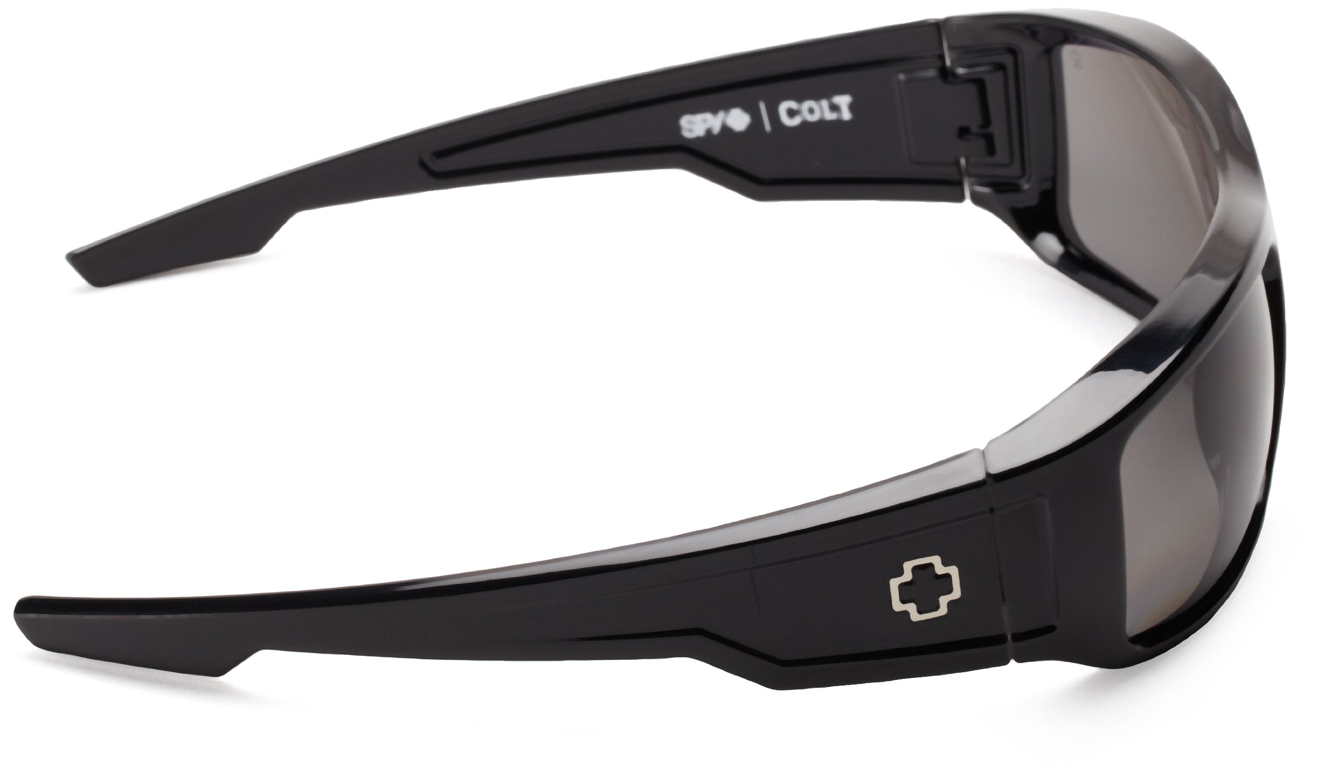 SPY Optic Colt Wrap Sunglasses - Polarized Sports & Outdoor Sunglasses for Men & Women - Cycling, Running, Hiking, Fishing, Driving - UV Protection & Anti-Glare