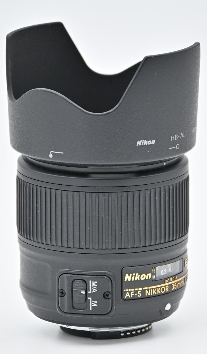 Used Nikon AF-S 35mm f/1.8G ED Lens for DSLR Cameras - Fast f/1.8 Aperture, Silent Wave Motor - Perfect for Portraits, Low Light & Street Photography