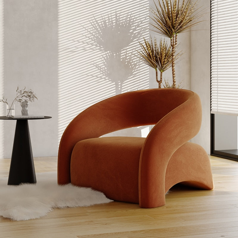 Velvet Sofa Chair - Plush & Luxurious Home Furniture for Living Room, Bedroom & Office | Comfortable Seating for Relaxing & Decor