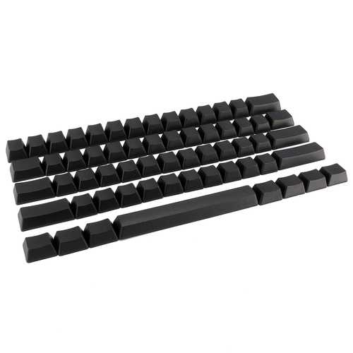 High-Quality Blank Thick PBT 61-Key ANSI Keycaps for MX Switches - Durable Mechanical Keyboard Keycaps for Typing, Gaming & Office Work