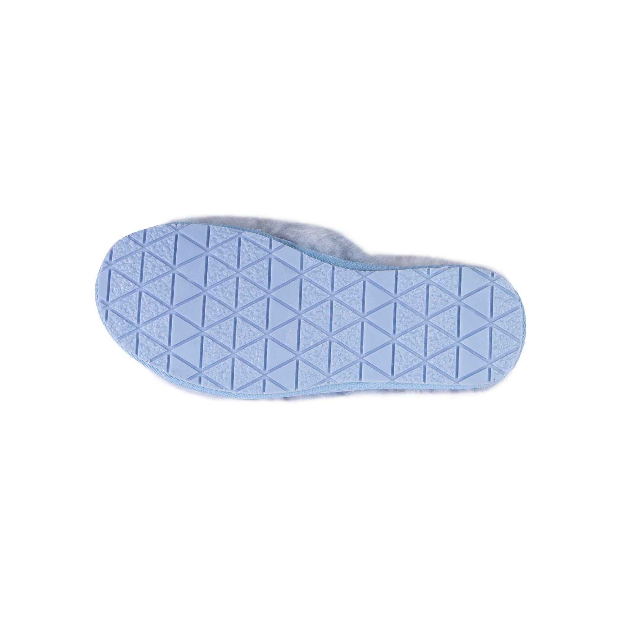 Cloud Nine Women's Sheepskin Cross House Slippers - Ultra Soft Indoor/Outdoor Comfort for Relaxation at Home, Spa & Lounging