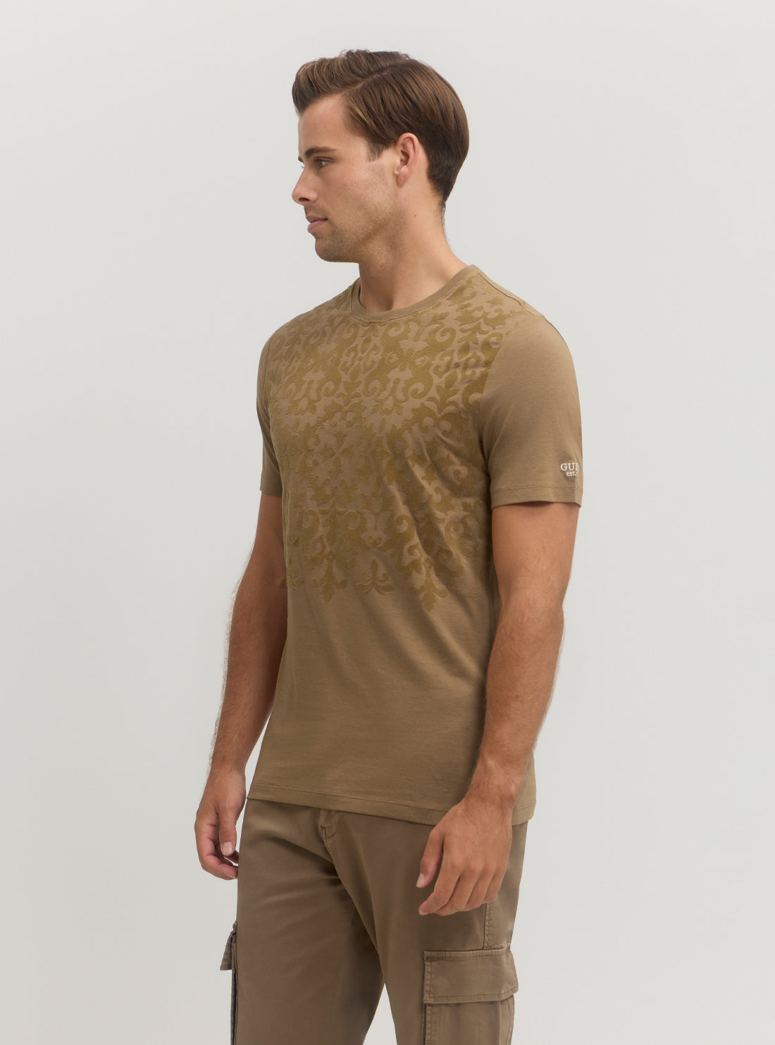 Soft Brown Flock T-Shirt for Men & Women - Comfortable Cotton Tee for Casual Wear, Street Style & Everyday Outfits