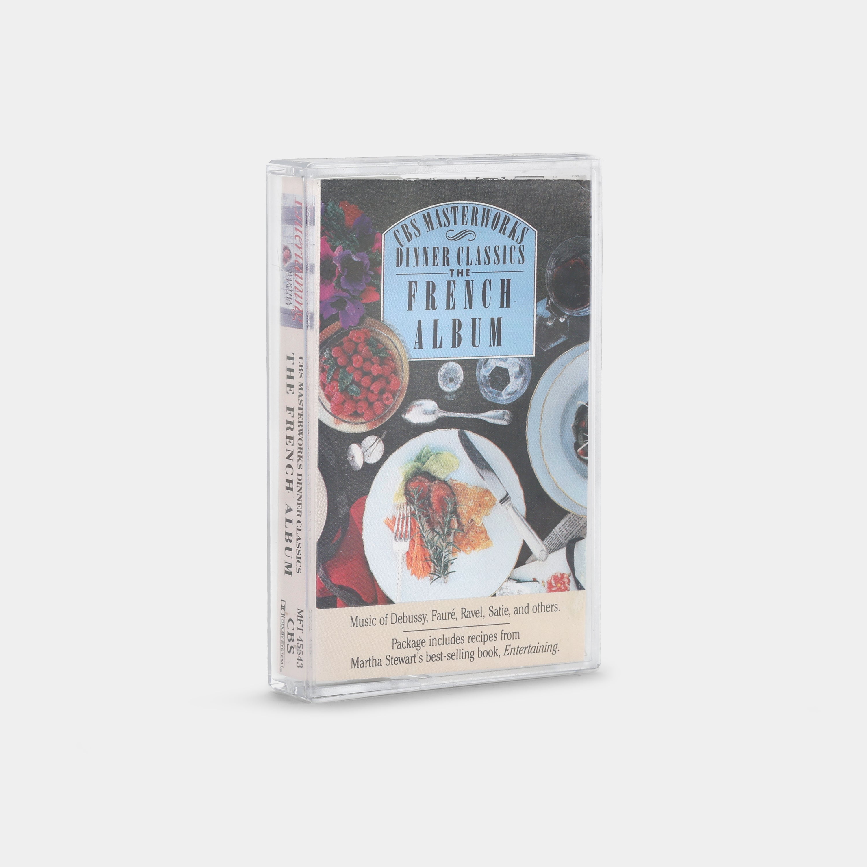 CBS Masterworks Dinner Classics: The French Album Cassette Tape - Romantic French Music for Fine Dining, Dinner Parties & Relaxation