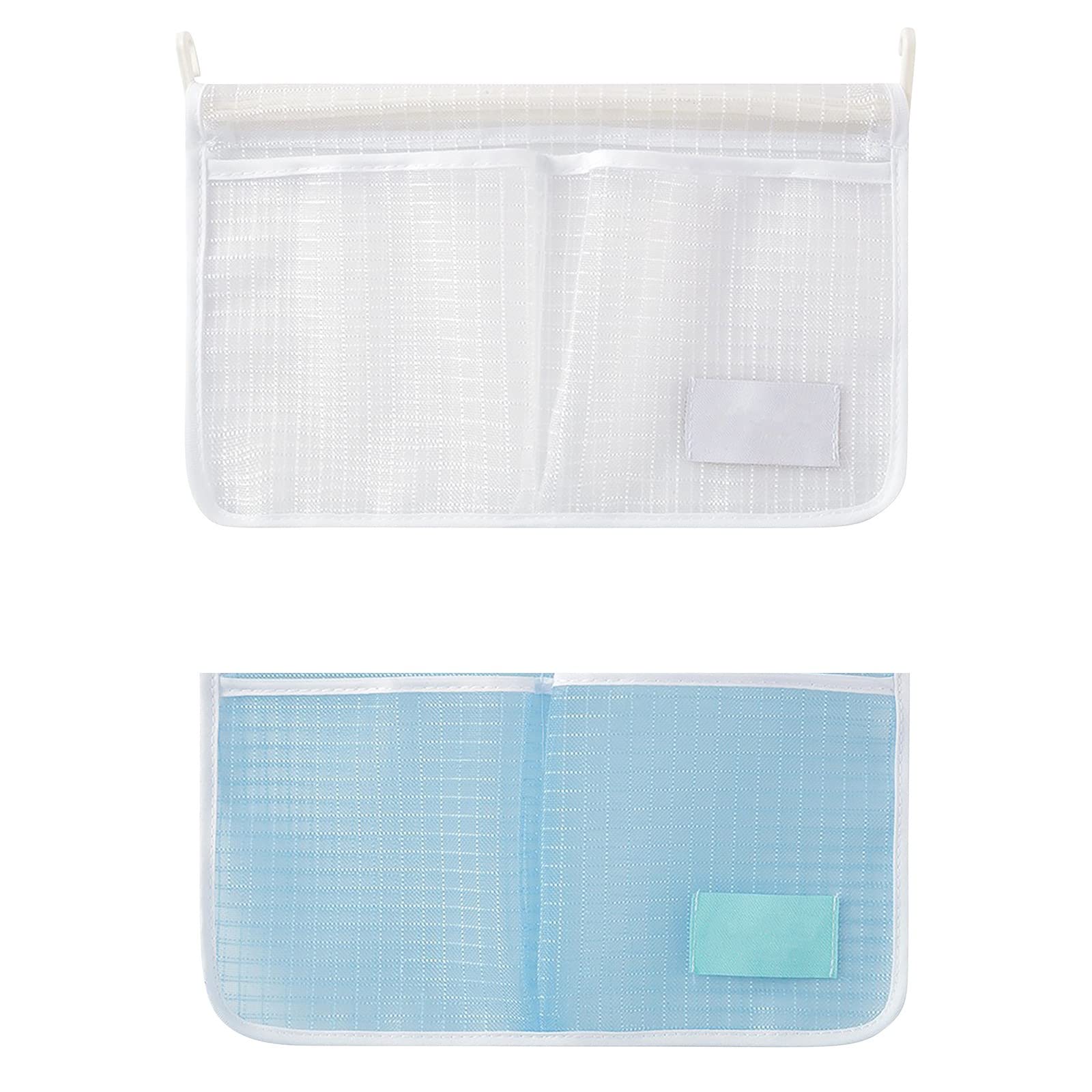 Refrigerator Storage Mesh Bag - Double Compartment Hanging Organizer for Kitchen