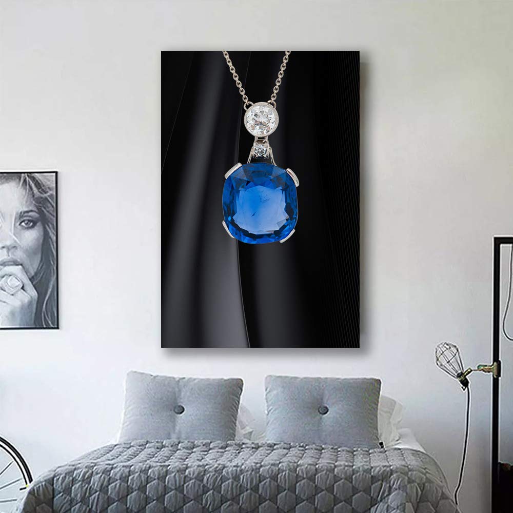 Wall26 Elegant Jewelry Giclee Canvas Wall Art - 32x48 Inches, Perfect for Bedroom, Living Room, House Decoration & Home Art Display