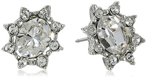 Crystal Flower Stud Earrings
