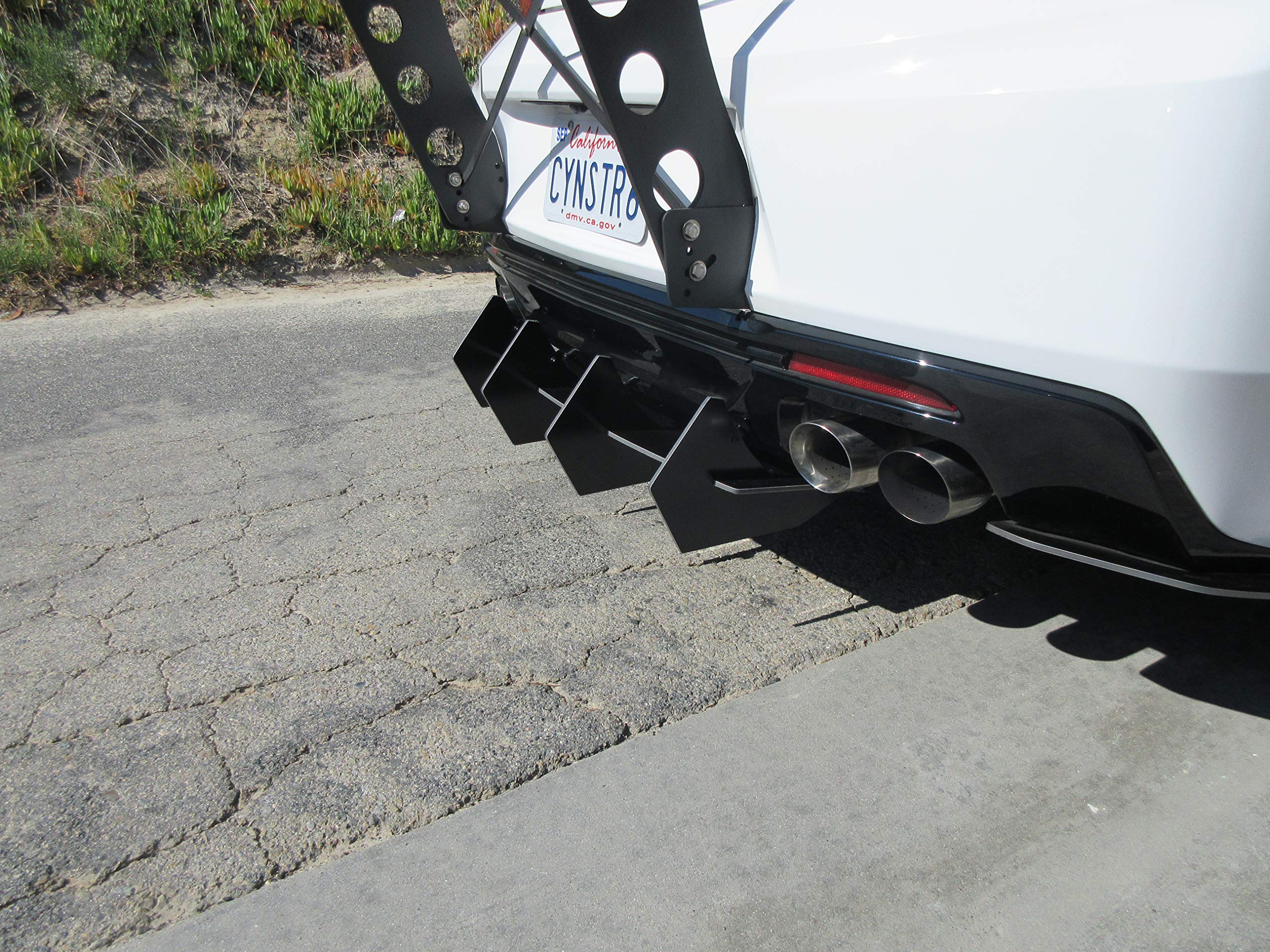 **2016-2021 Camaro SS Rear Diffuser - High-Performance Hardcore Design | Made in USA | Enhances Aerodynamics & Style for Racing & Street Driving**