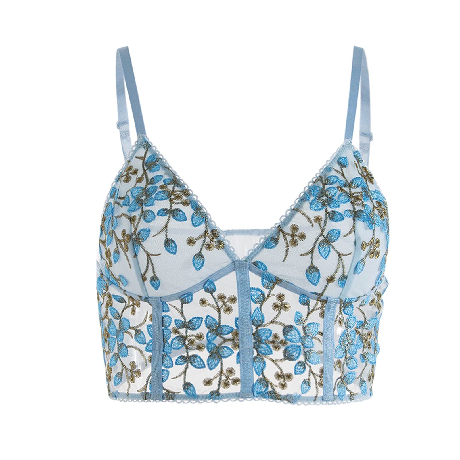 Sexy Lace Embroidered Fashion Bra for Women - Comfortable & Fun Underwear Set, Perfect for Date Nights, Valentine's Gifts & Boudoir Photography