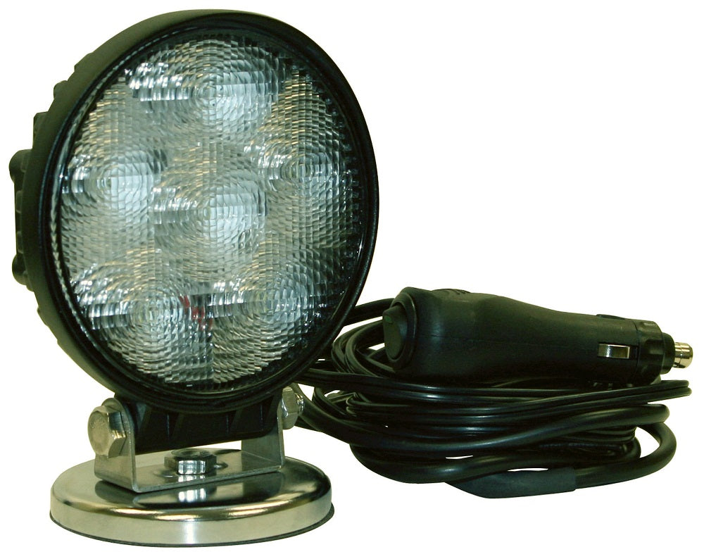 12V 24V DC Round LED Flood Light - 5 Super Bright LEDs for Outdoor Security, Garden, and Landscape Lighting