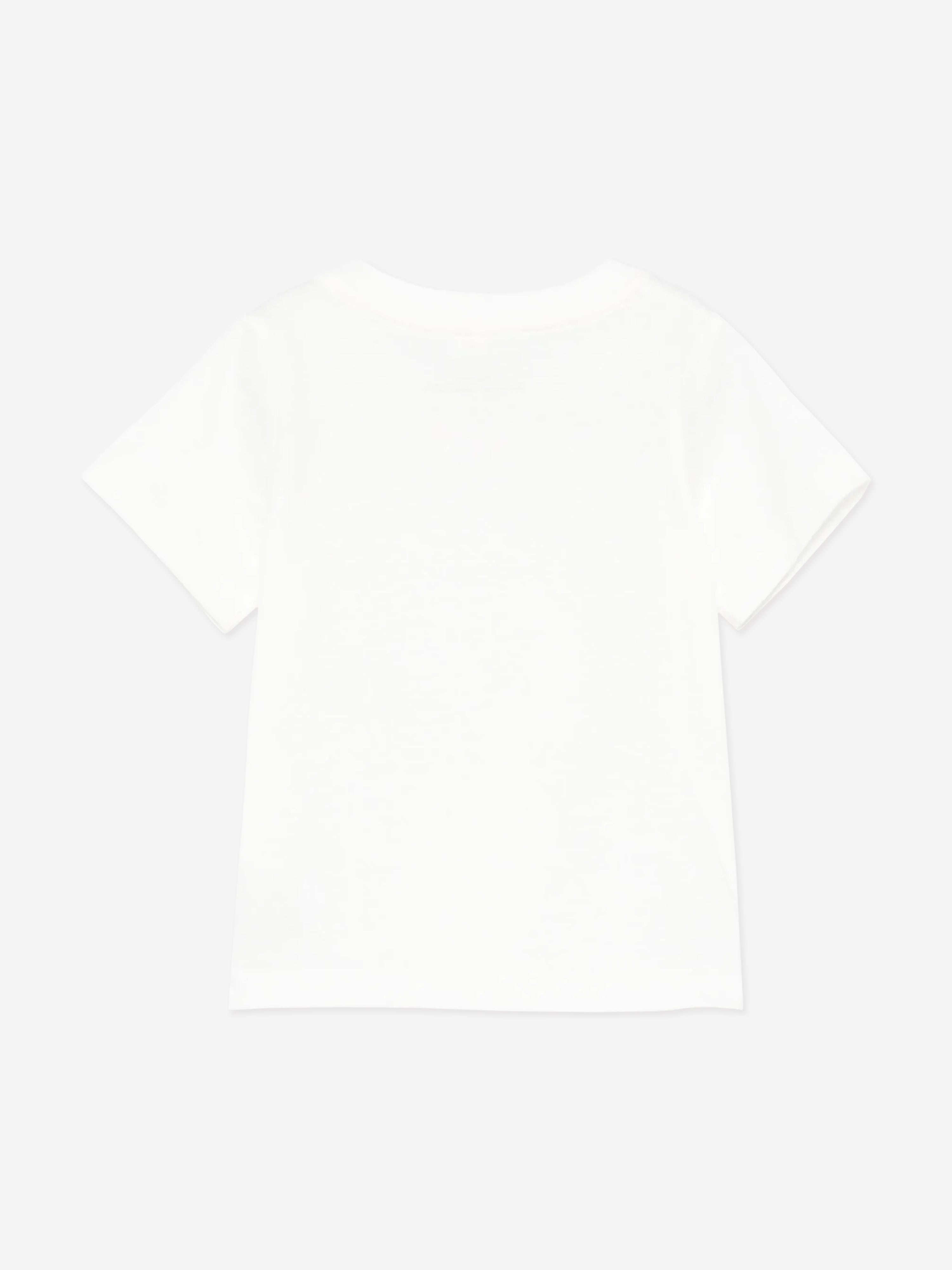 Baby Boys Logo T-Shirt in Ivory - Soft Cotton Short Sleeve Tee for Toddlers - Perfect for Playdates, Family Outings & Casual Wear