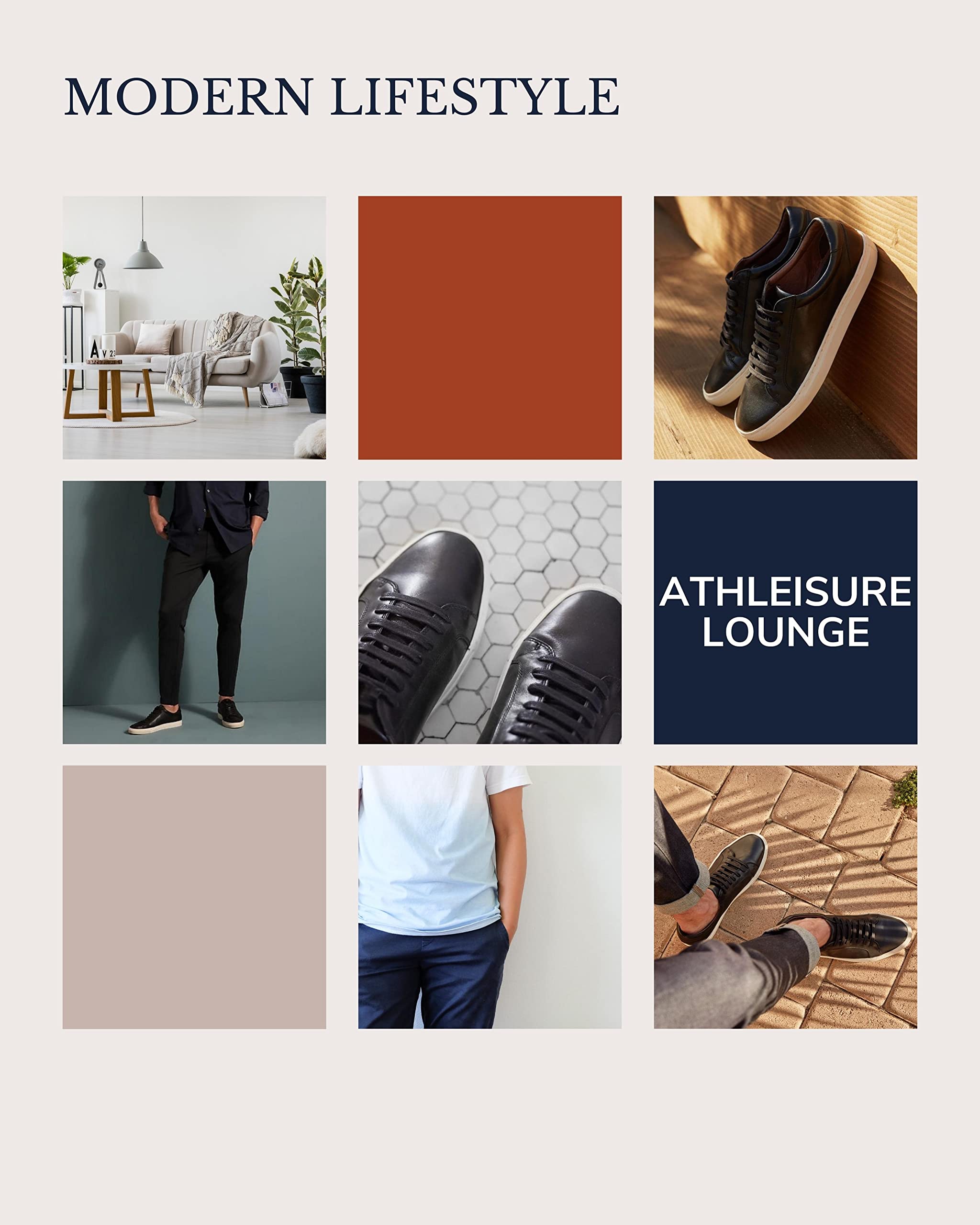 Dunross & Sons Men's Sneakers - Fashionable Lace-Up & Slip-On Casual Shoes for Men | Comfortable Leather Walking Shoes for Daily Wear, Work & Outdoor Activities