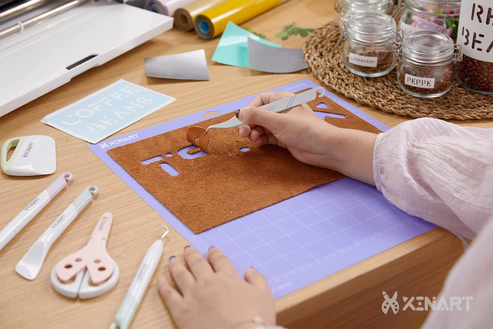 12x12 Inch Strong Adhesive Sticky Replacement Cutting Mat for Cricut Maker 3, Maker, Explore Air 2, Air, One - Perfect for DIY Crafts, Scrapbooking, and Vinyl Cutting Projects