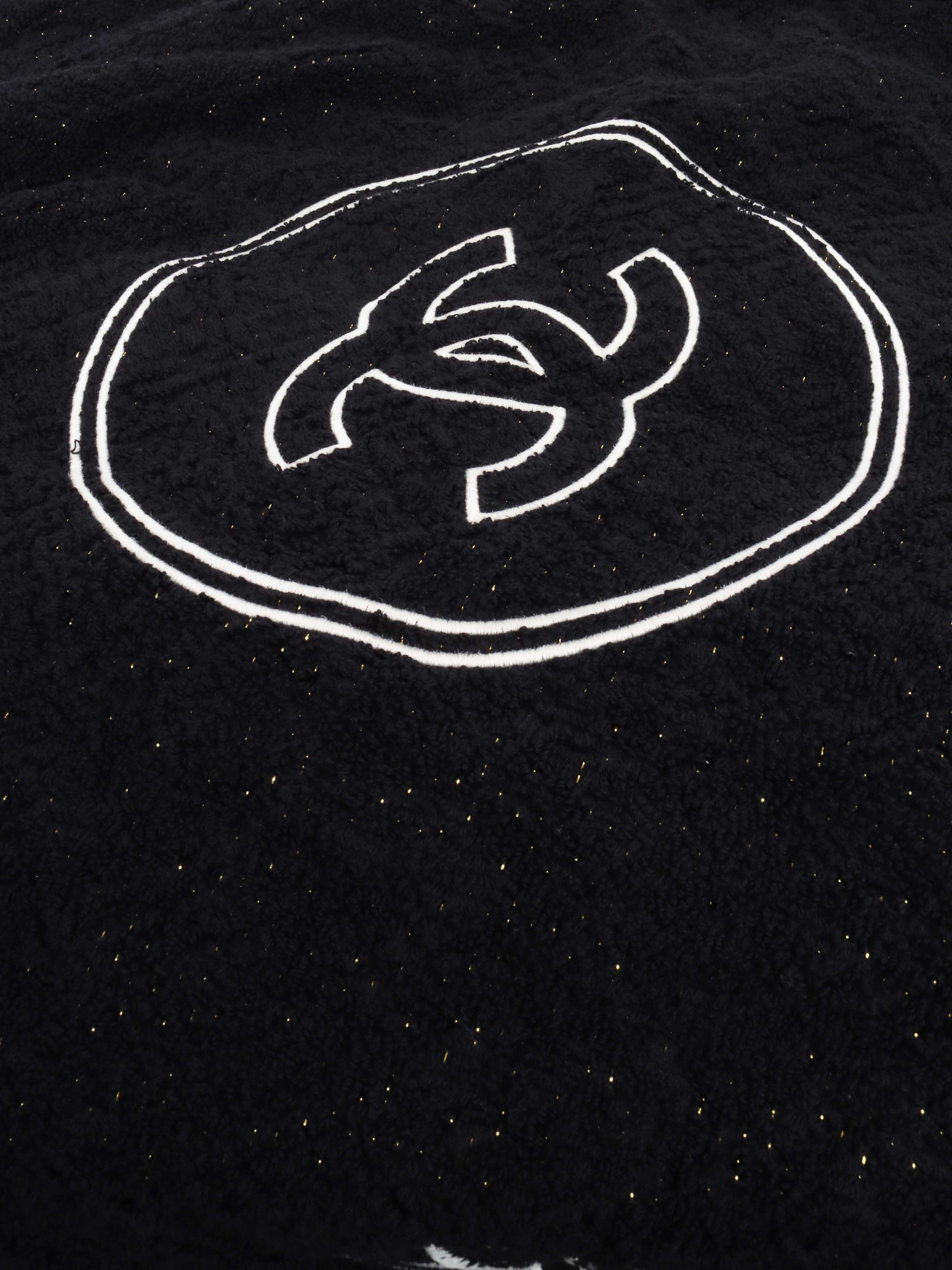 Chanel Terry Cotton CC Logo Beach Tote Bag & Towel Set - Luxury Poolside Accessories for Summer Vacations & Beach Outings