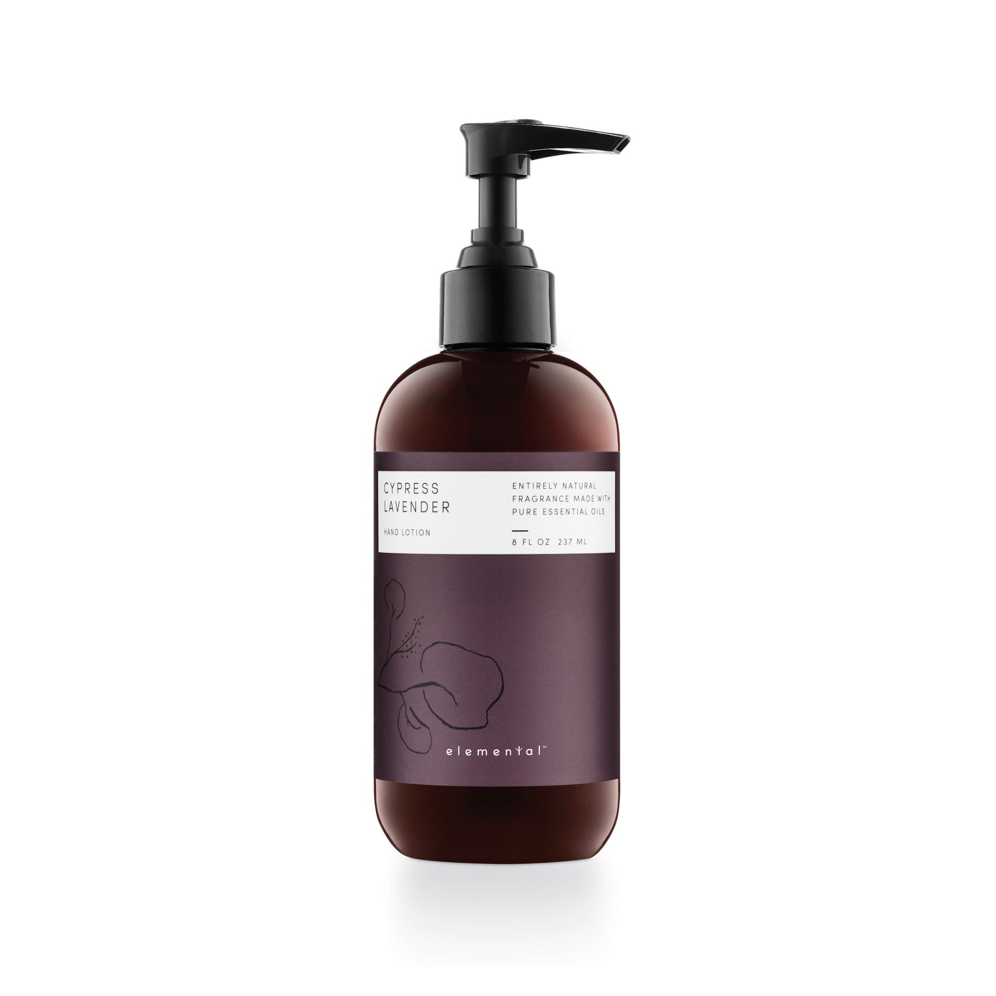 Organic Cypress & Lavender Hand Lotion for Dry Skin - Moisturizing & Soothing - Perfect for Home, Office & Travel Use