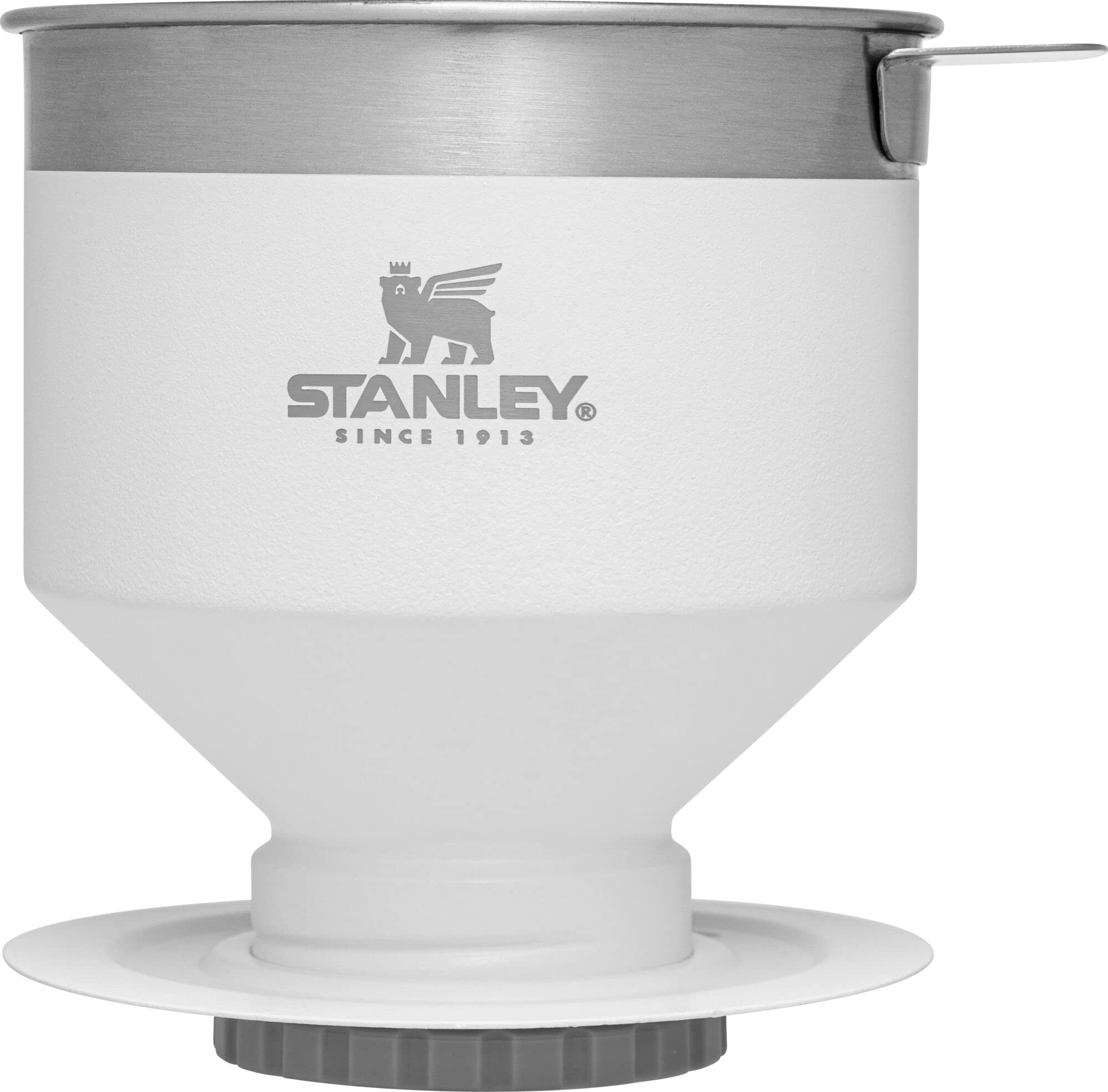 Stanley Perfect Brew Pour Over Coffee Maker - Manual Single Cup Drip Coffee Maker with Reusable Stainless Steel Filter | BPA-Free, Easy to Clean | Ideal for Camping, Office & Home Brewing | Polar Series