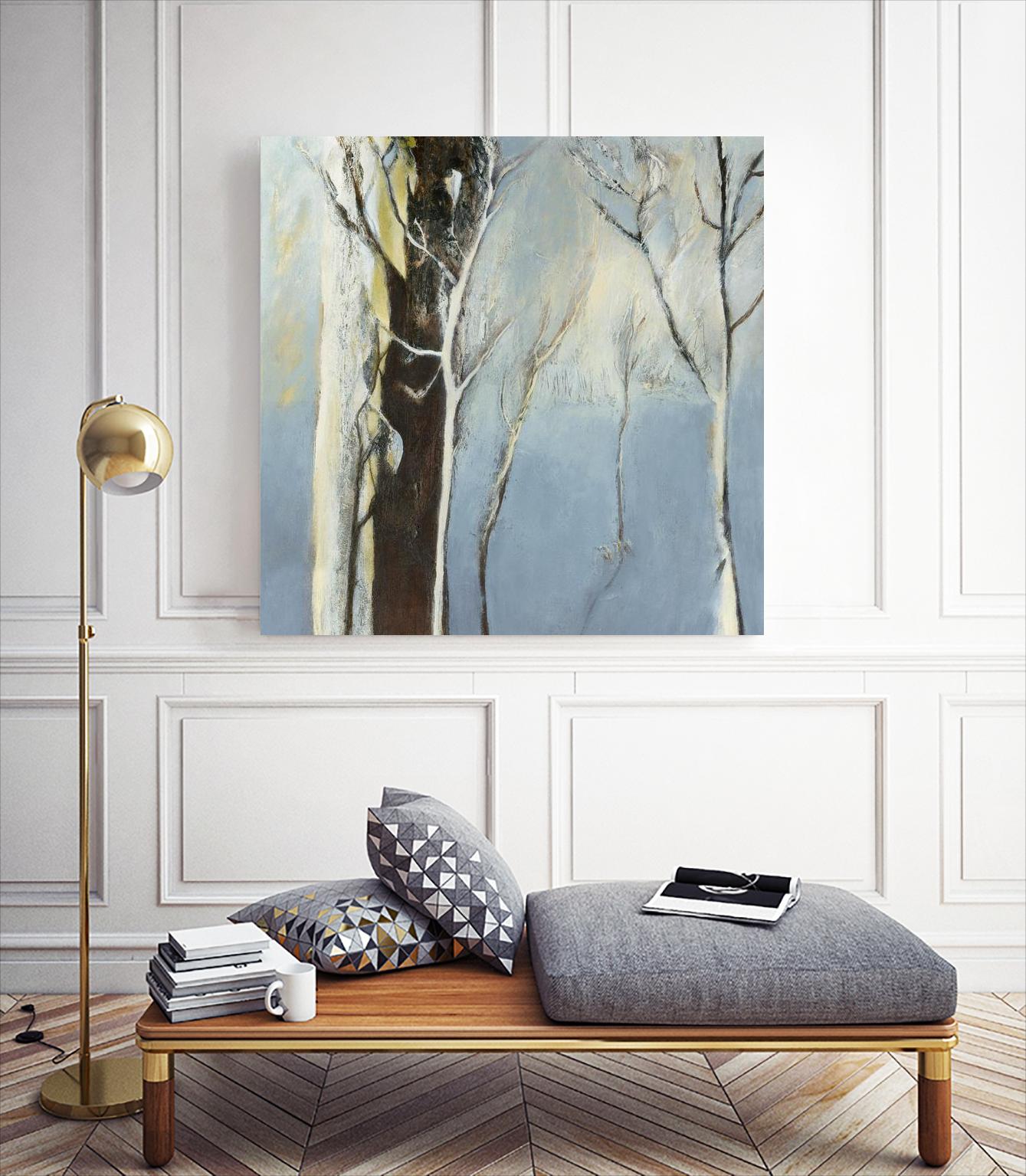 Contemporary Forest 2 - Modern Wall Art Canvas Print for Home & Office Decor | Perfect for Living Room, Bedroom, or Office Space