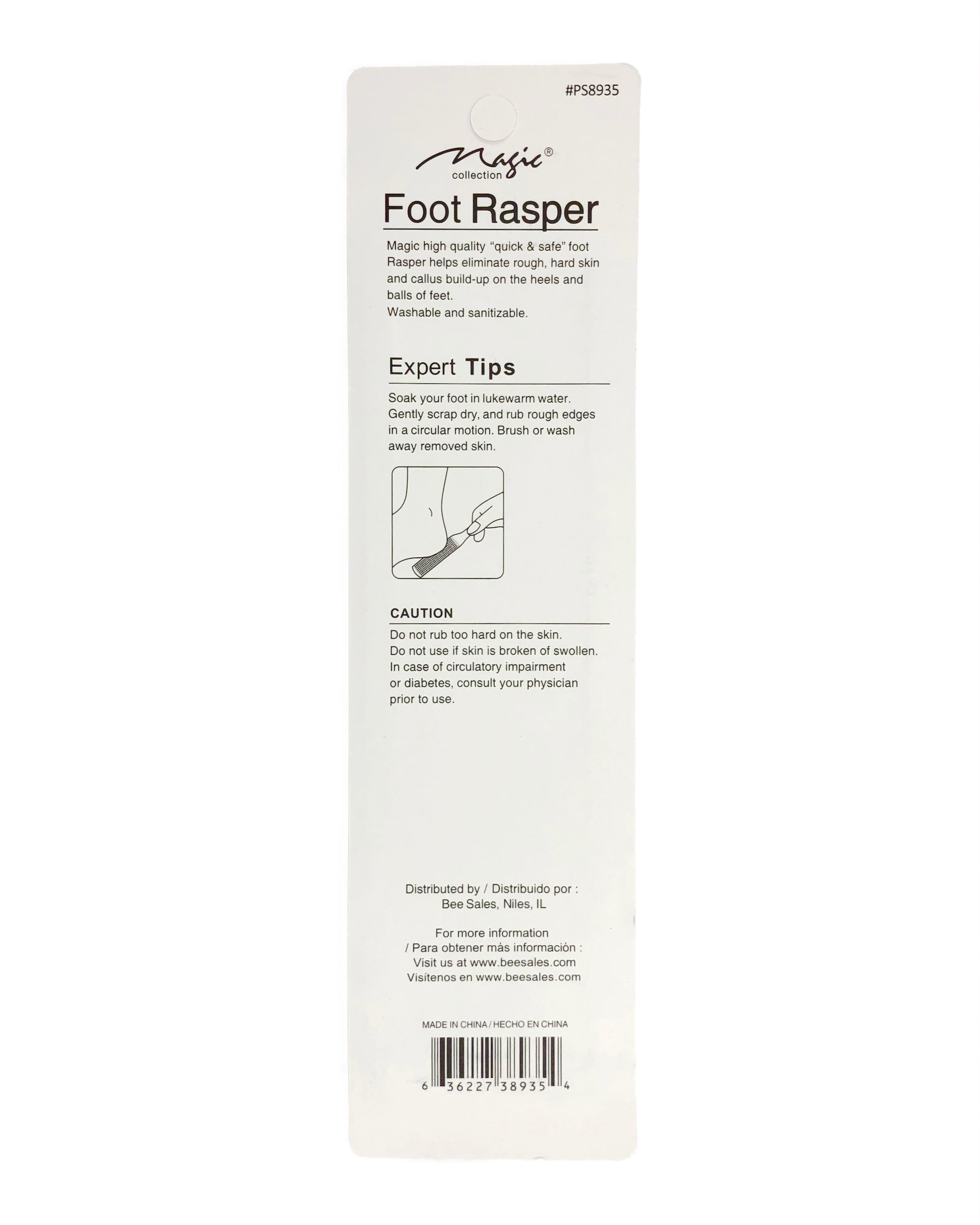 Premium Metal Foot File - Callus Remover & Dead Skin Exfoliator for Smooth Feet - Perfect for Pedicures, At-Home Foot Care & Spa Treatments