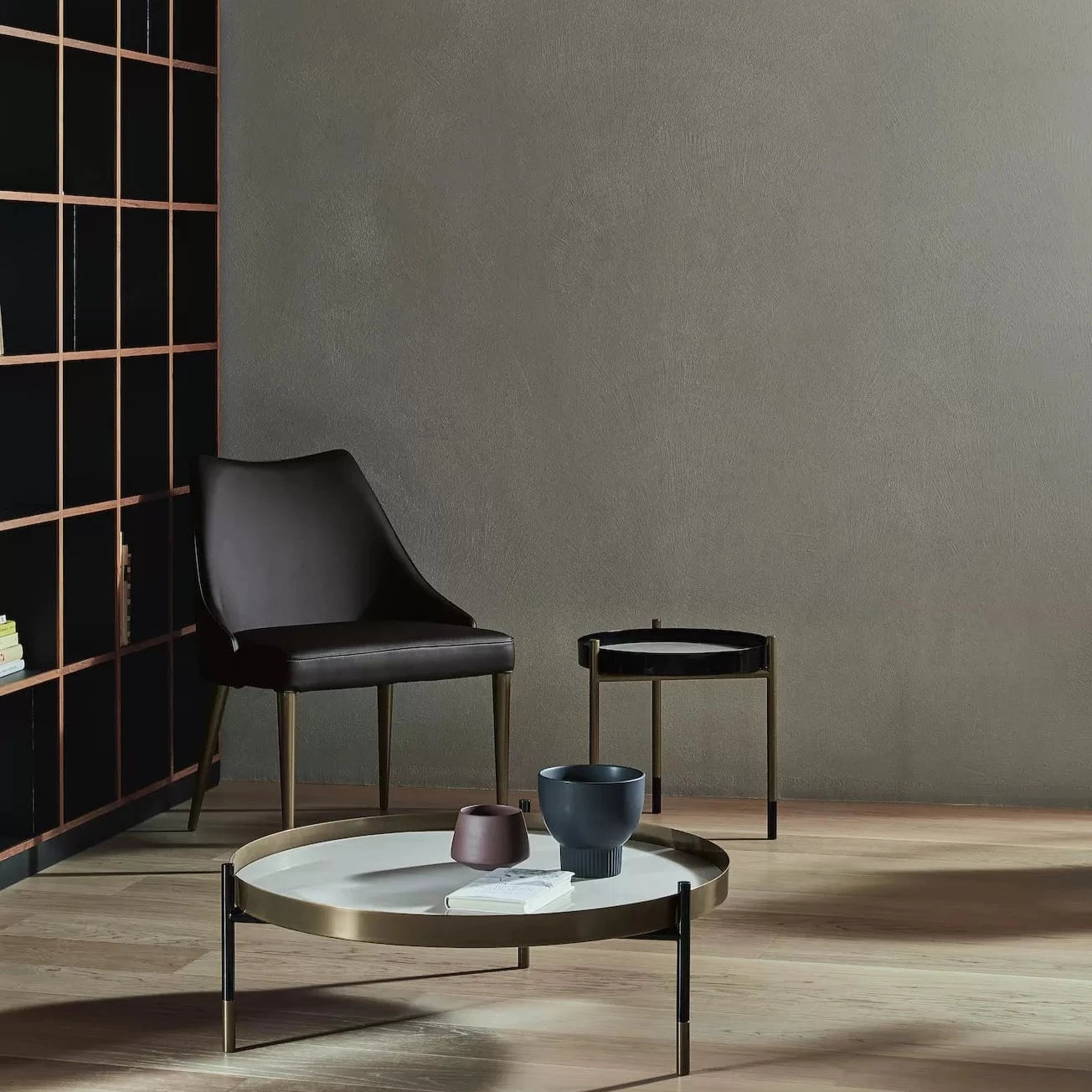 Bontempi Clara Armchair - Modern Accent Chair for Living Room, Bedroom & Office - Stylish Upholstered Lounge Chair with Wooden Legs - Perfect for Home Decor & Relaxation