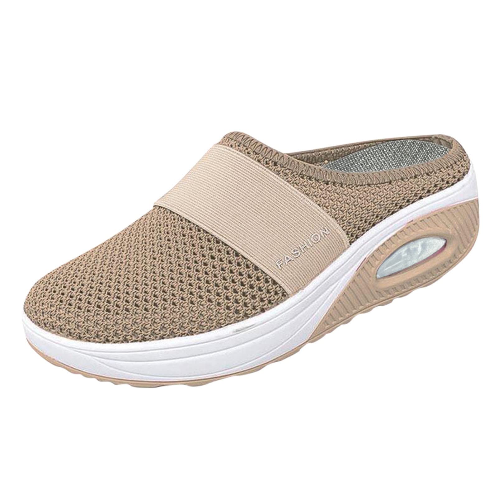 Best Women's Summer Sandals 2024 - Breathable Closed Toe Hollow Out Casual Wedge Sandals | Comfortable Platform Shoes for Walking, Beach & Daily Wear