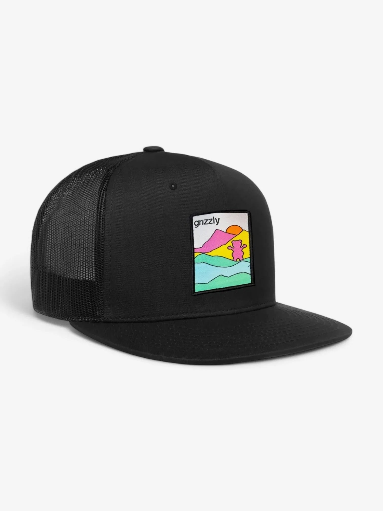 Grizzly Acid Hike Black Cap - Outdoor Adventure & Hiking Hat for Men & Women - Perfect for Camping, Trekking, and Mountain Climbing