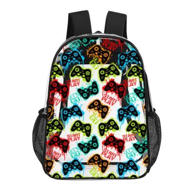 The Adventure of Alex and His Game Machine Style Clear Backpack
