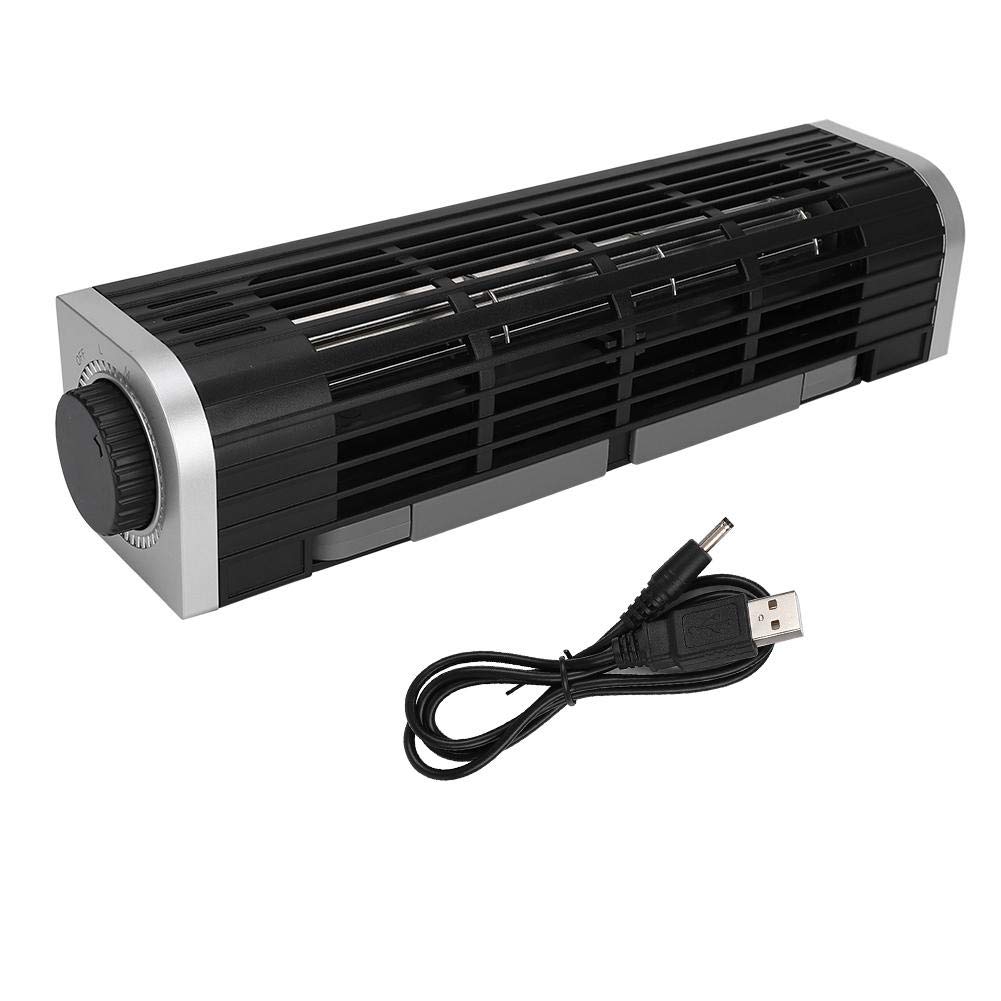 ASHATA USB Laptop Cooling Fan - Vertical Stand with Strong Metal Blades (1900-2600 RPM) for Fast Heat Dissipation | Perfect for Gaming Laptops, Office Workstations & Home Computer Setups