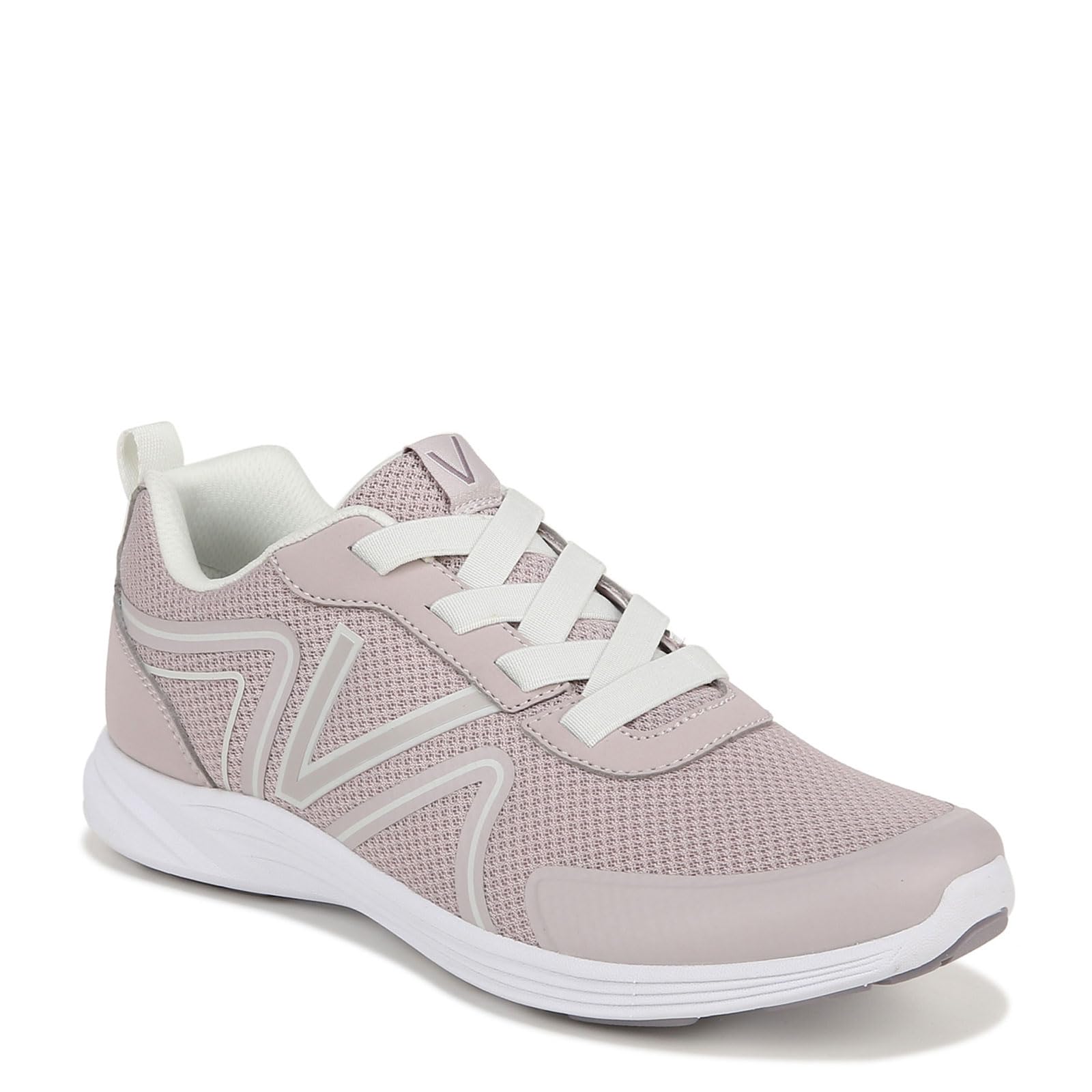 Vionic Shayna Women's Comfort Sneakers - Mist Purple, Size 7.5 Medium | Orthotic Support Walking Shoes for Women | Perfect for Work, Travel & Everyday Wear