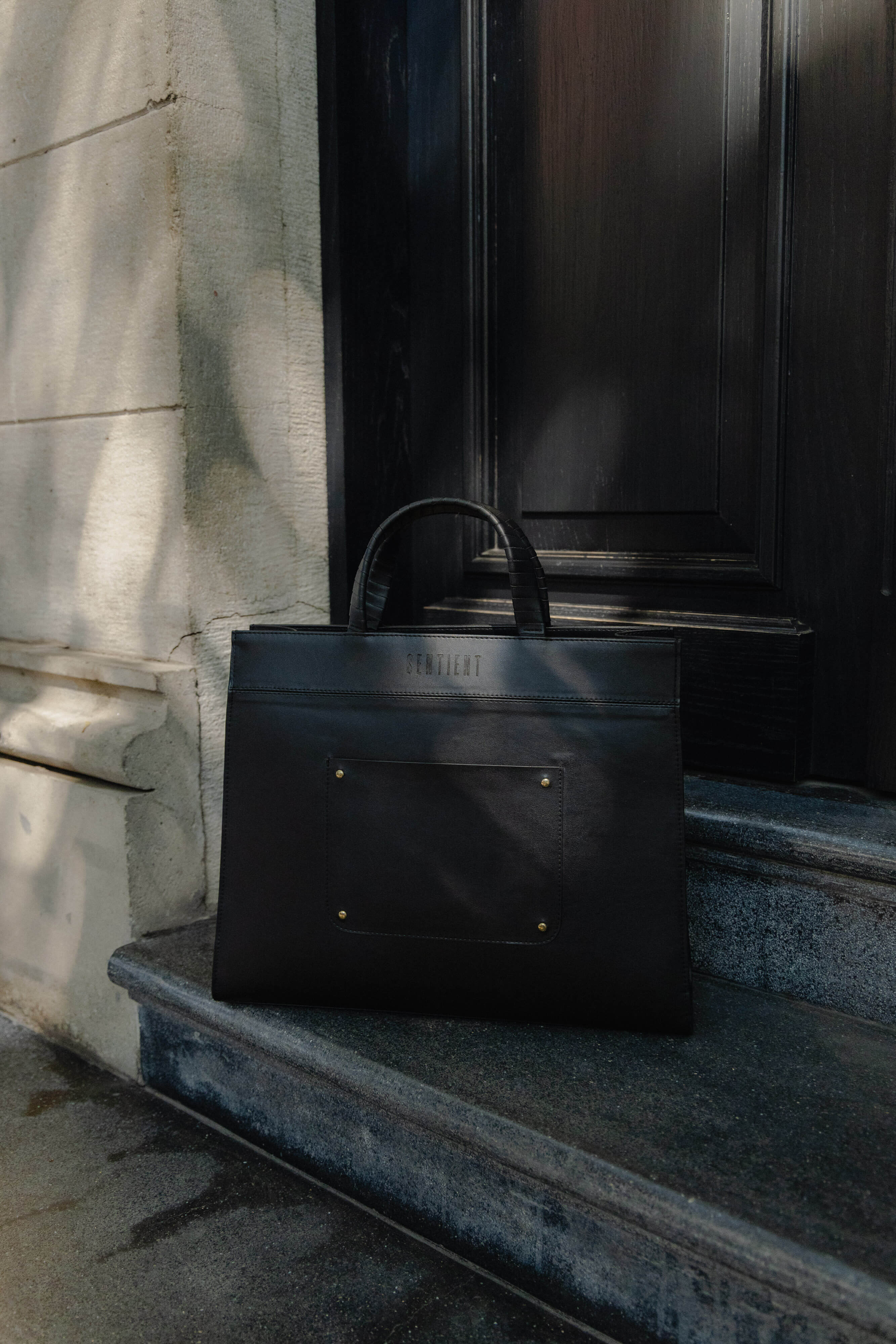 Panthera Maxi Vegan Cactus Leather Bag for Women | Sustainable Black Handbag | Perfect for Work, Travel & Everyday Use