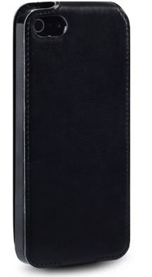 Apple iPhone 5 / 5S / SE Flip Leather Case - Premium Black Protective Cover with Card Slot | Perfect for Business, Travel & Everyday Use