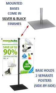 Adjustable Countertop Banner Stand - Dual 18