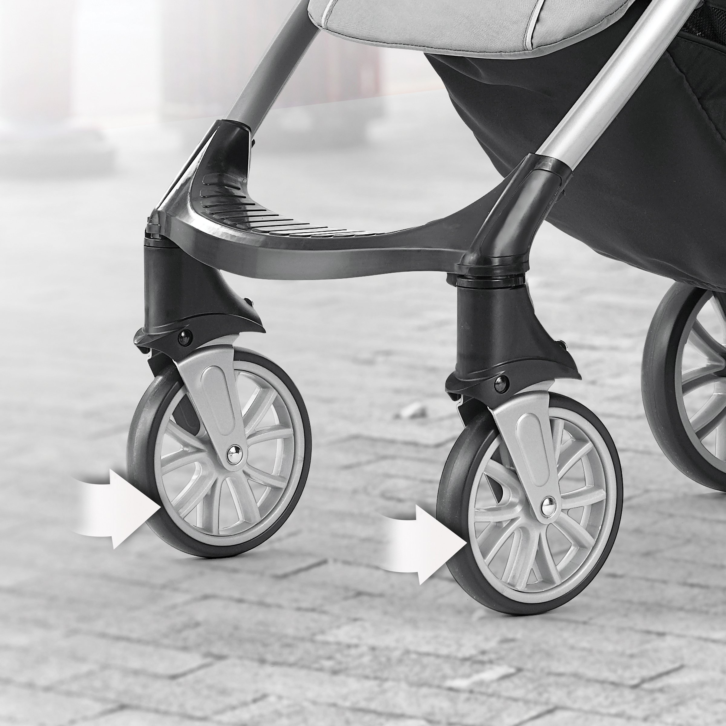 Chicco Mini Bravo Sport Travel System Stroller - Lightweight Carbon Frame for Easy Travel | Perfect for Newborns, Infants & Toddlers | Ideal for Shopping, Walks & Airports