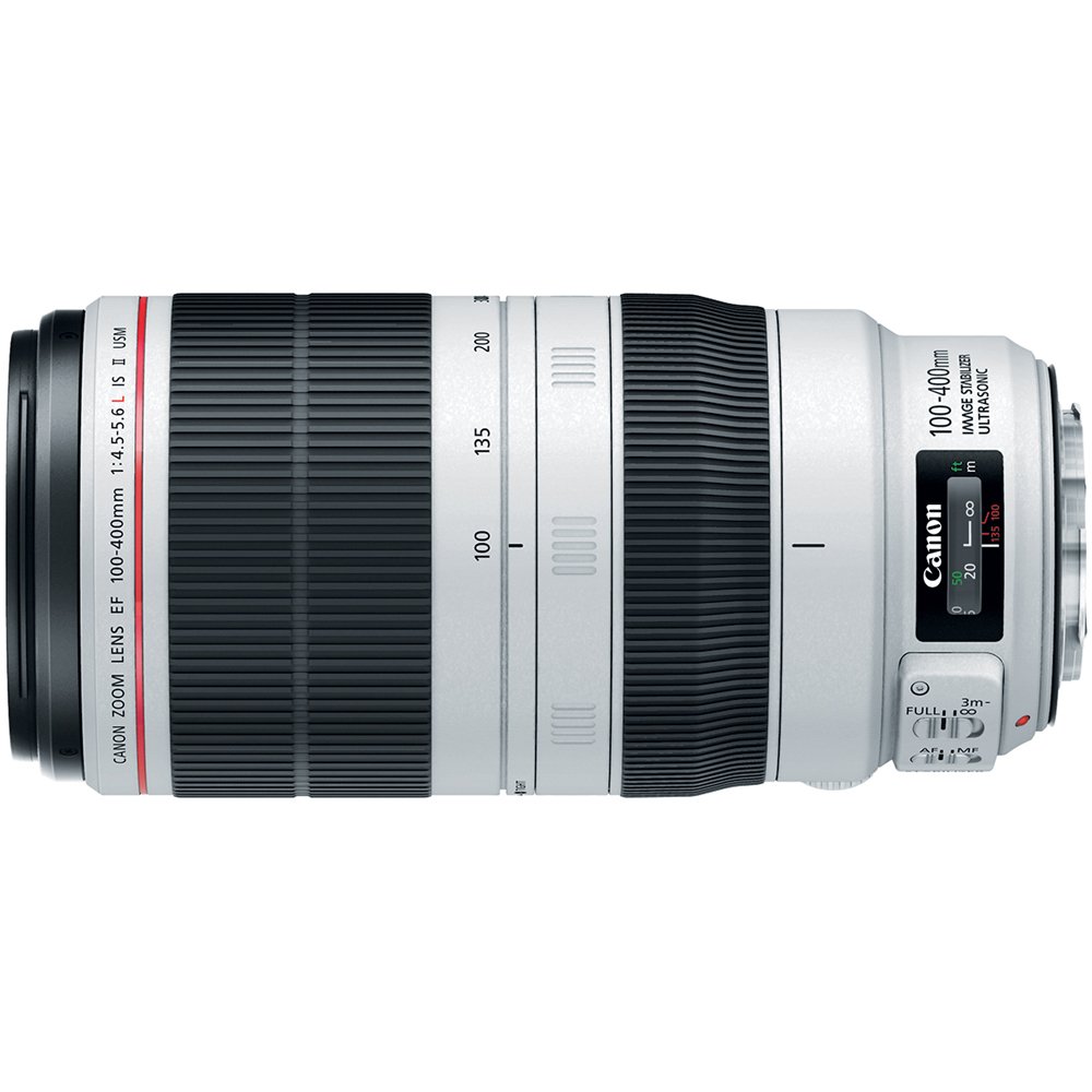 Canon EF 100-400mm f/4.5-5.6L IS II USM Telephoto Zoom Lens for DSLR Cameras with 3-in-1 Camera Case, Backpack, Monopod & Accessories - Perfect for Wildlife Photography, Sports Events & Travel Adventures