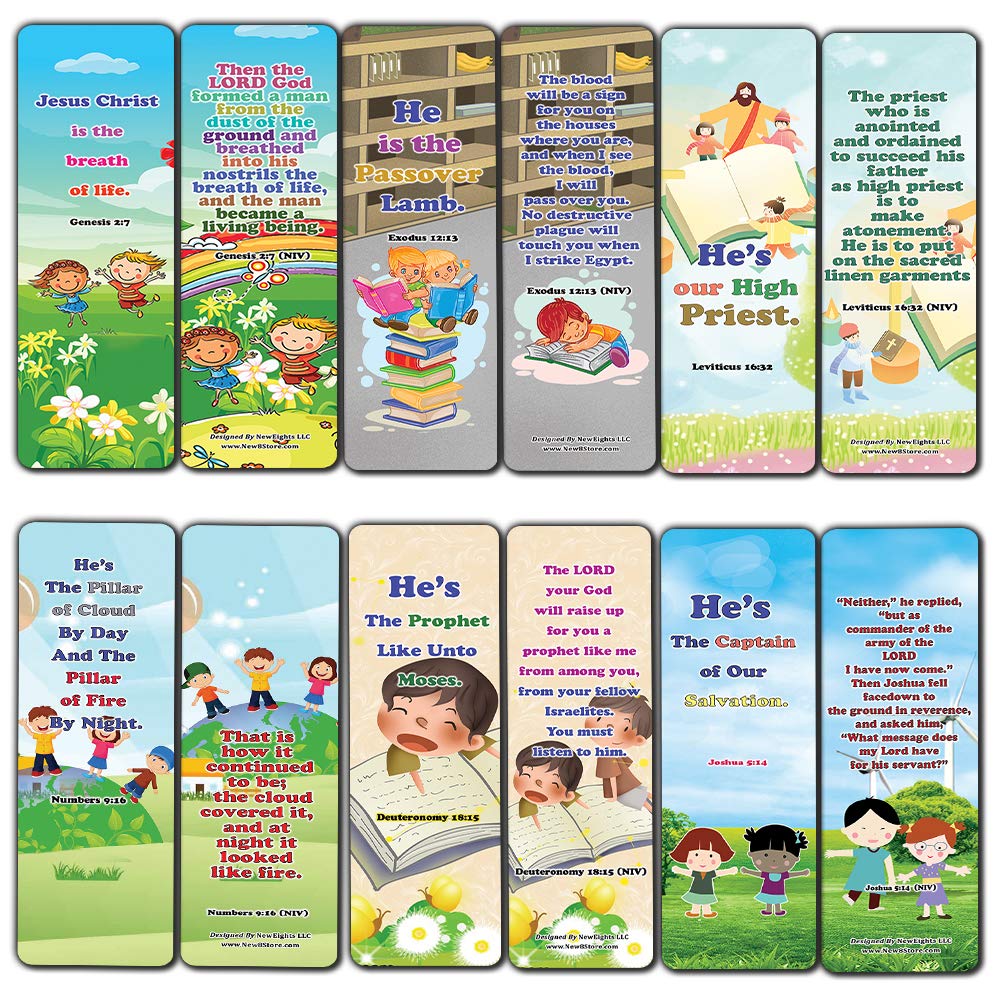 Jesus Bible Bookmarks (30-Pack) - Devotional Gifts for Church & Bible Study
