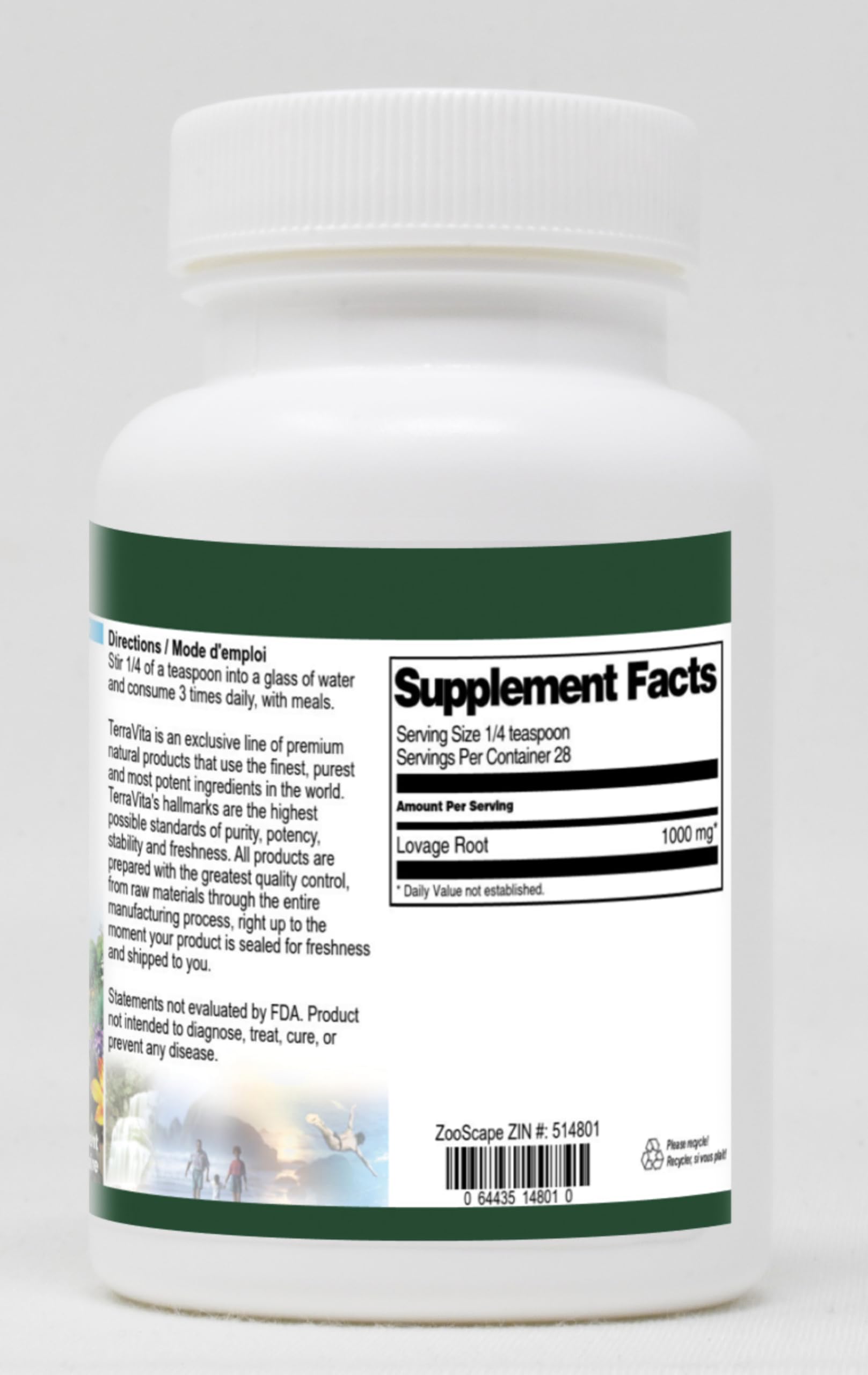 Organic Lovage Root Powder (1 oz) | Kao Ben Herbal Supplement | Natural Digestive Aid & Flavor Enhancer | Perfect for Soups, Stews & Herbal Teas