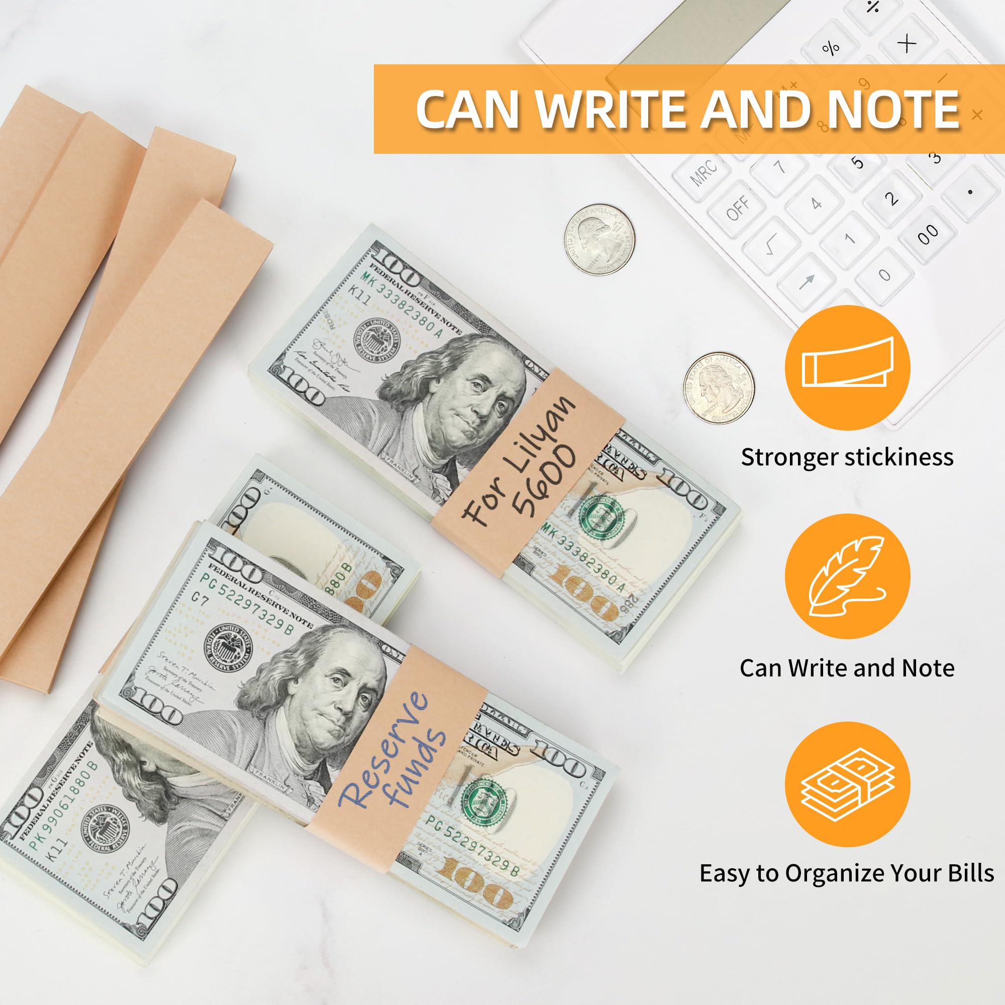 High-Speed Money Counter Machine with Bill Wrappers & Cash Organizer - Accurate Currency Counting for Banks, Retail Stores, and Small Businesses