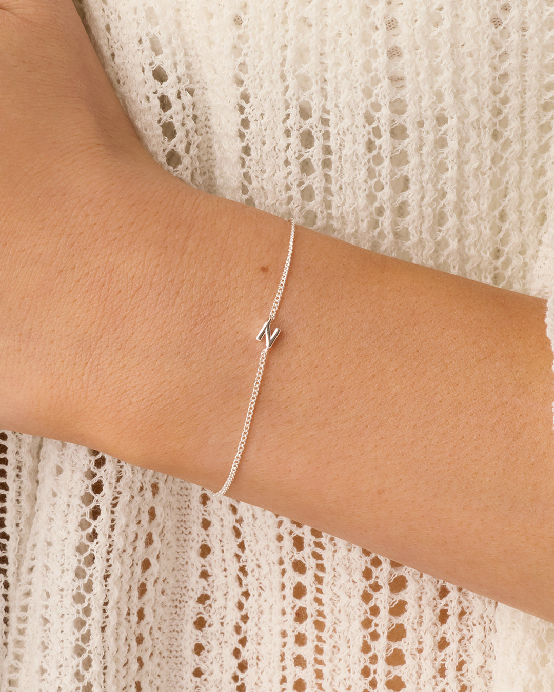Wilder Mini Alphabet Bracelet - Personalized Initial Letter Charm Bracelet for Women & Girls | Trendy Stackable Jewelry Gift for Birthday, Friendship & Everyday Wear
