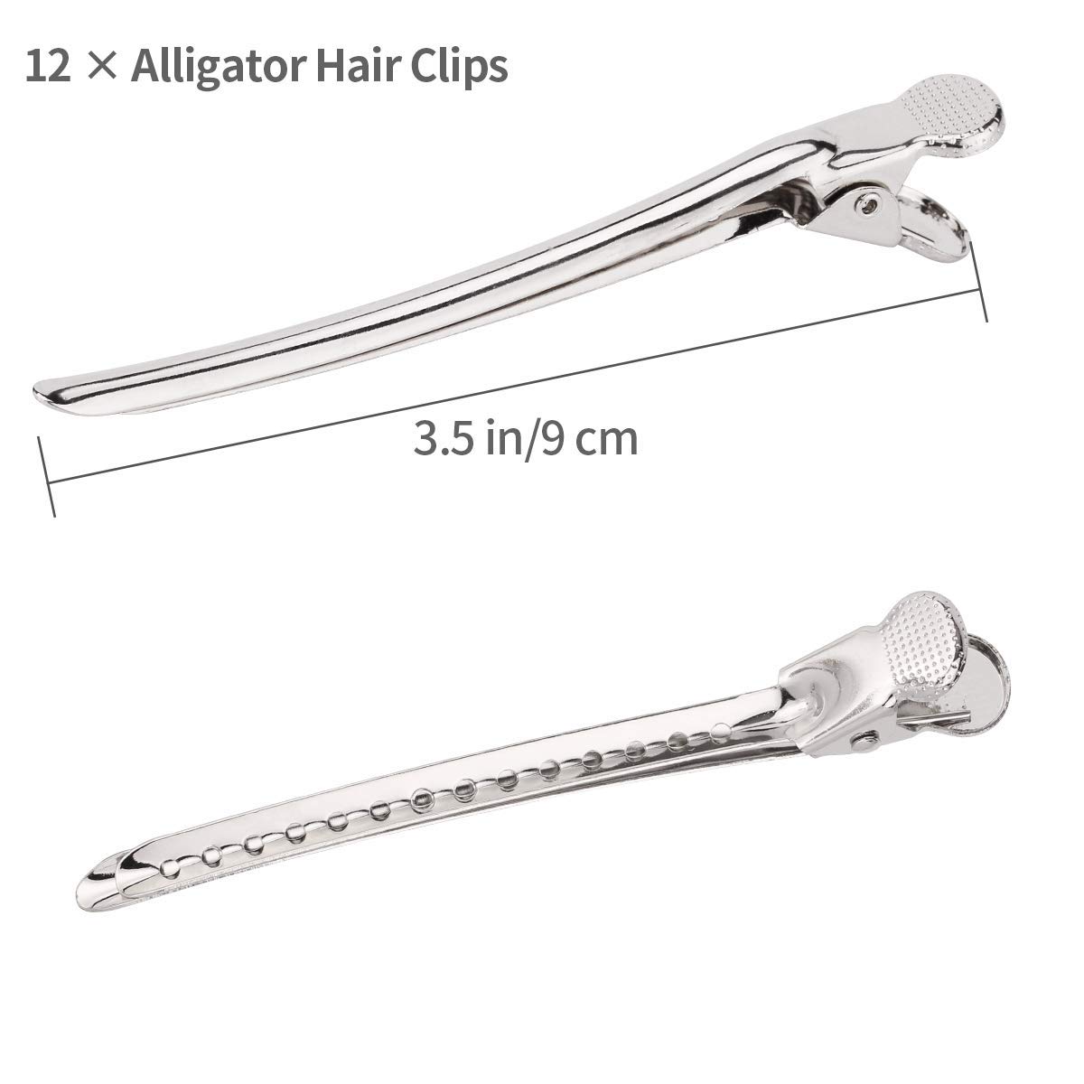 Kira Professional Quality Hair Clips - 12 Pack Stainless Steel Hair Accessories for Women & Girls | Perfect for School, Work, Parties & Everyday Styling