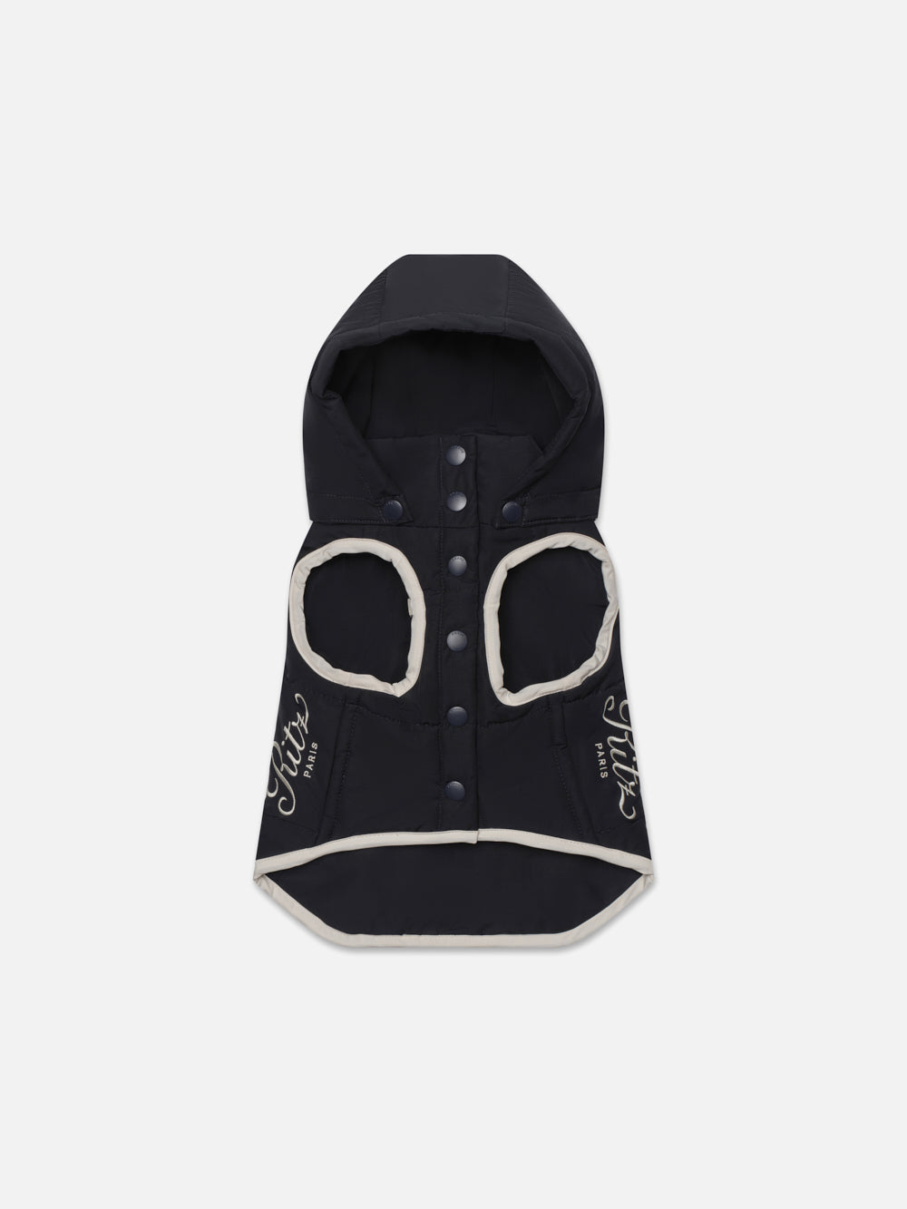 Premium Ritz Dog Puffer Jacket for Small Dogs - Navy Blue Winter Coat - Warm & Waterproof Dog Apparel for Outdoor Adventures, Daily Walks, and Cold Weather Protection