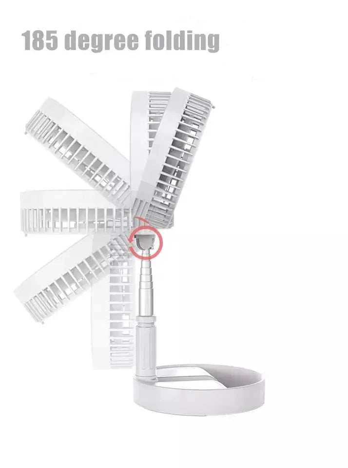 Portable Rechargeable Travel Fan with Humidifier & Remote Control - USB Personal Cooling Fan for Cruise, Office, Home & Outdoor Use