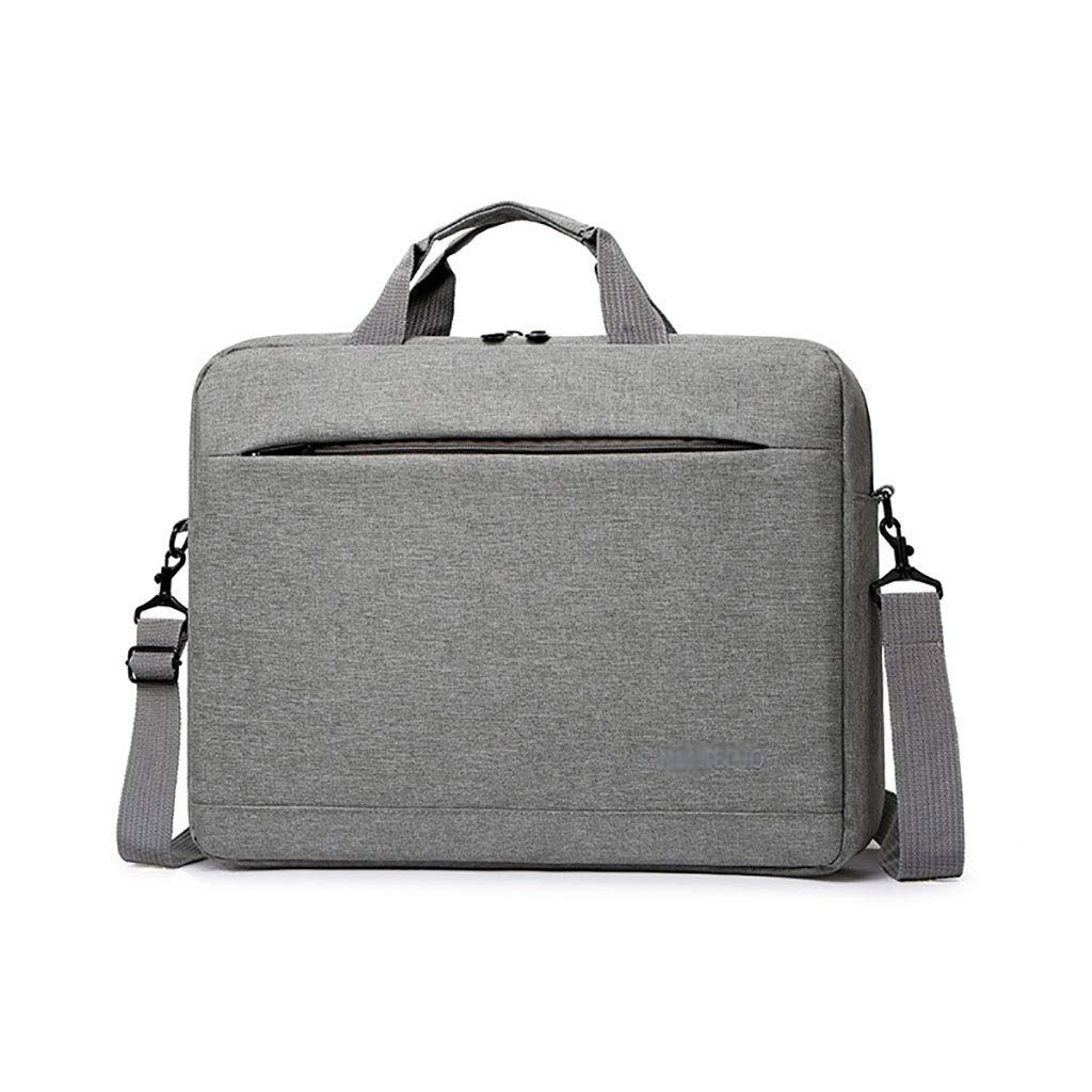 Shockproof Travel Laptop Bag - Water-Resistant Business Document Notebook Shoulder Bag for Work, Office & Commuting | Durable & Stylish Gray Computer Bag for Professionals