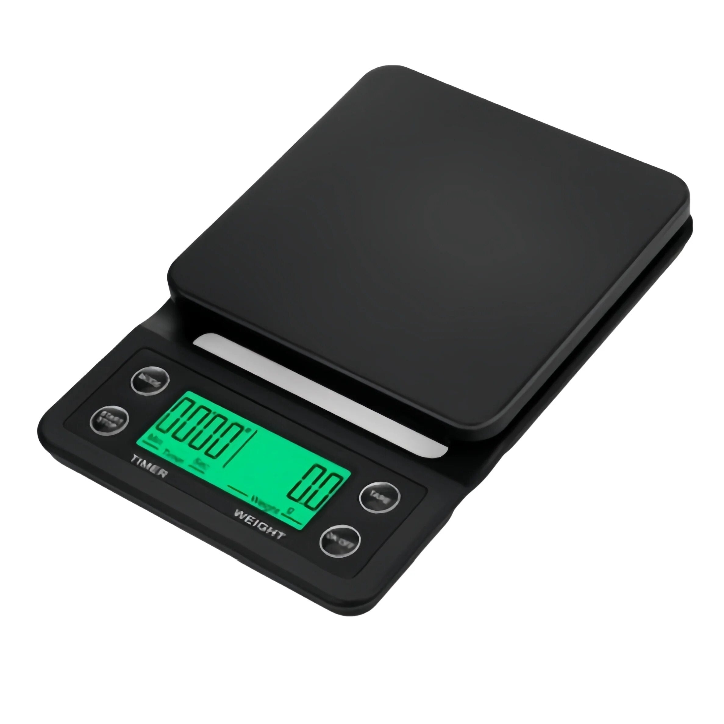 ANYCO Anygleam Digital Kitchen Timer & Coffee Scale - 3Kg Capacity, Precision Weighing for Cooking & Baking, Perfect for Coffee Brewing & Meal Prep (Black)