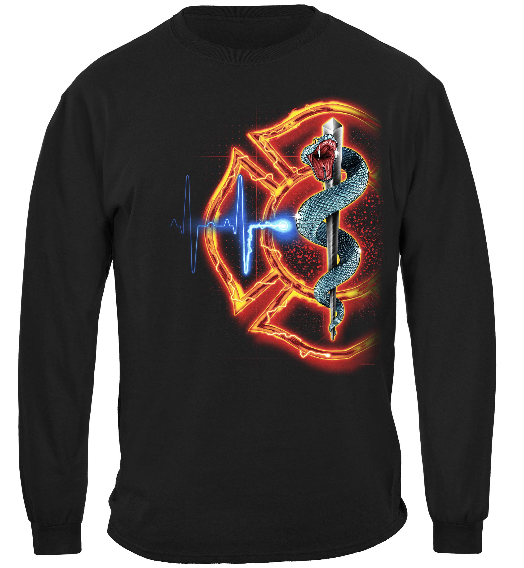 Firefighter Long Sleeve Shirt FF2061LS - Durable Fire Rescue Uniform for Emergency Response & Hot Weather Protection